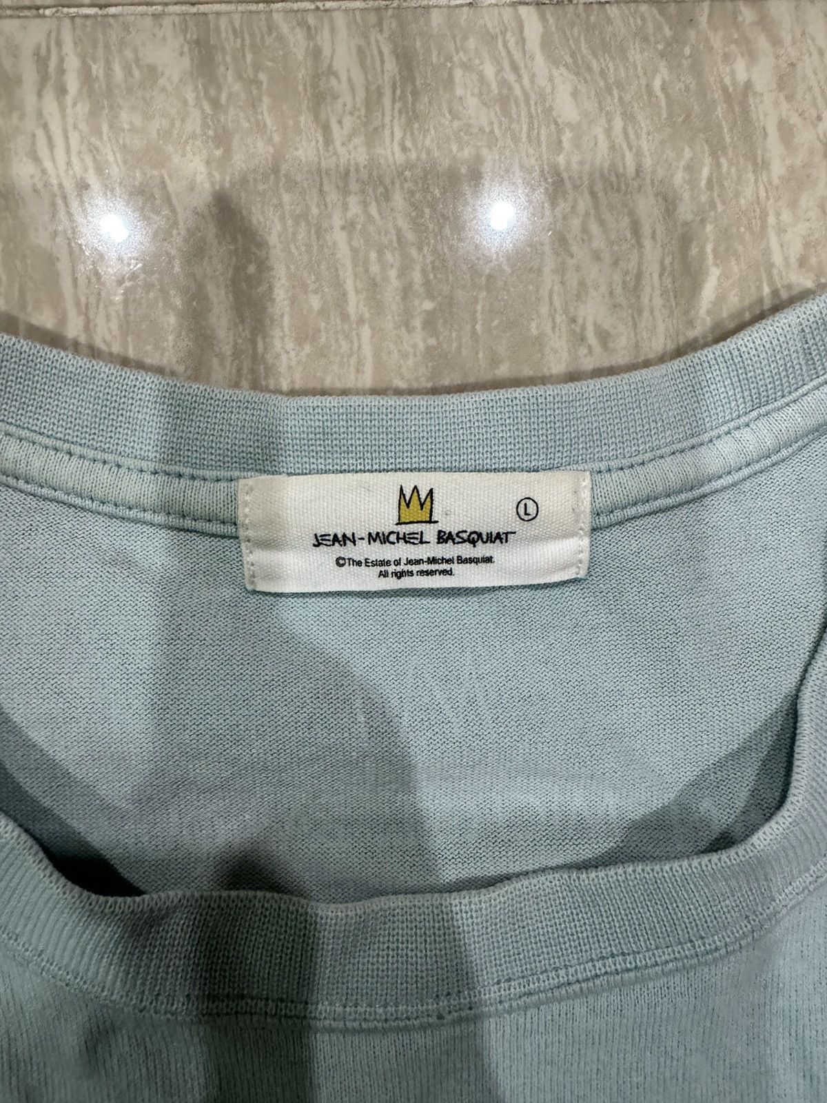 Jean-Michel Basquiat Jean-Michel Basquiat x Uniqlo soft blue Shirt L size Size US L / EU 52-54 / 3 - 3 Thumbnail