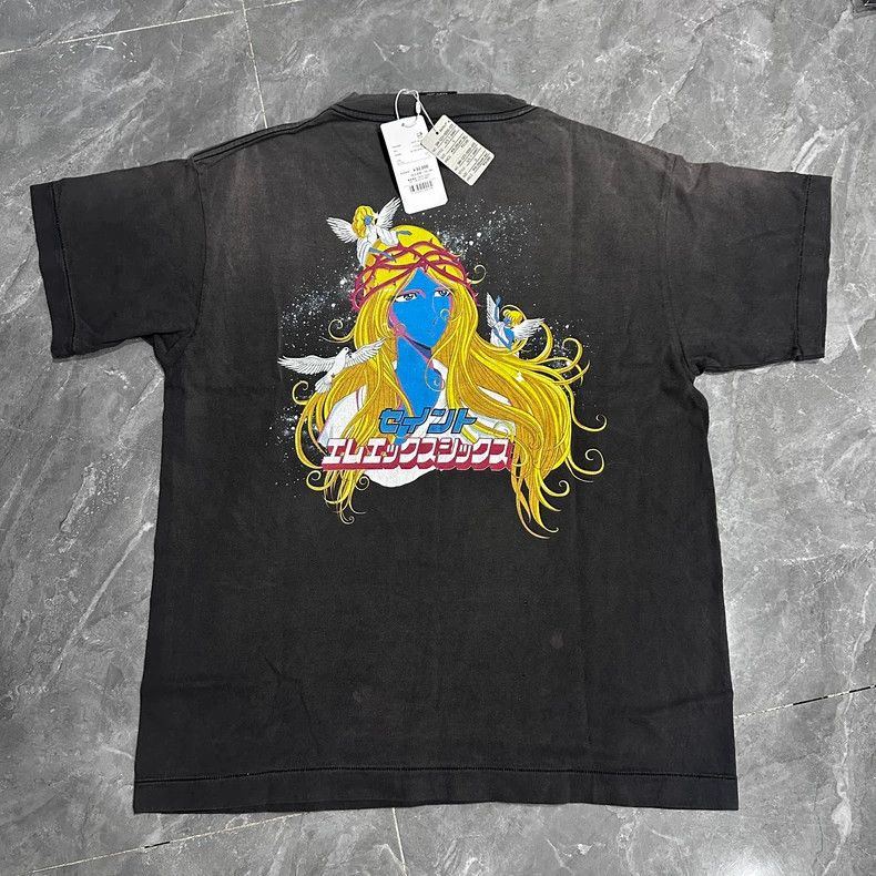 Saint Michael Saint Michael Wash and make old short sleeves Size US S / EU 44-46 / 1 - 1 Thumbnail