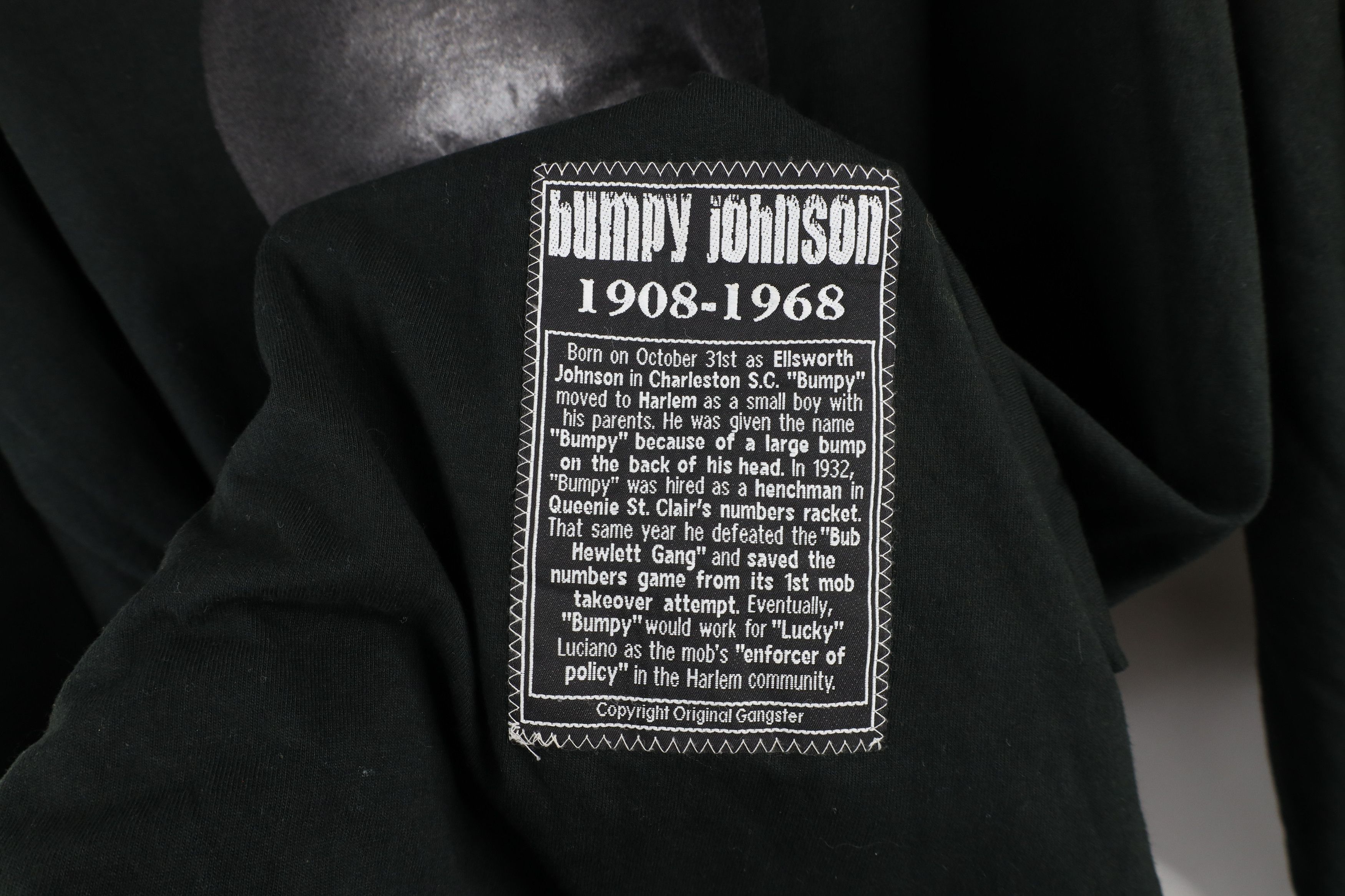 Vintage Vintage 90s Original Gangster Long Sleeve T-Shirt Black Size US XXL / EU 58 / 5 - 7 Thumbnail