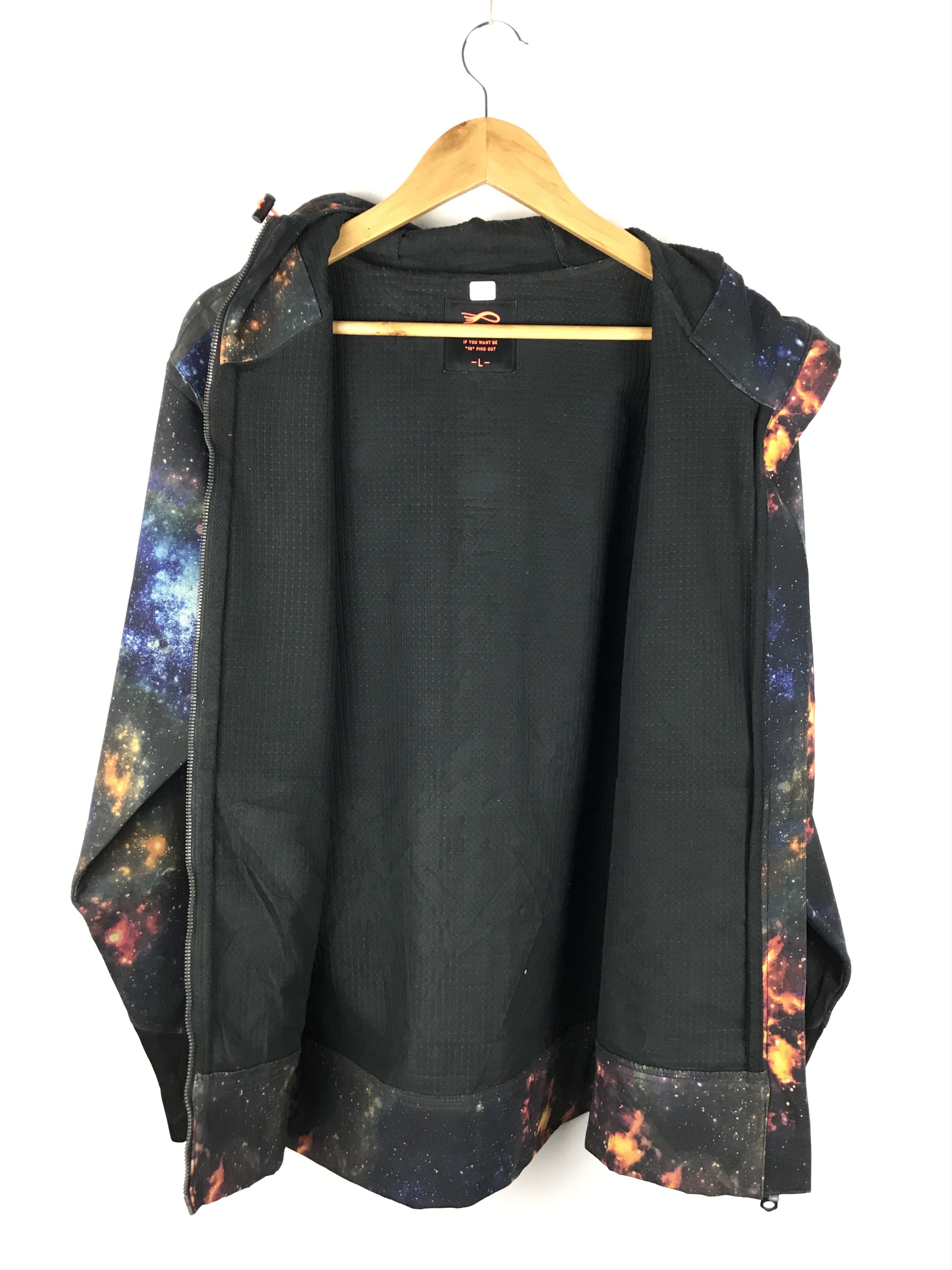 Vintage Find Out Zipper Jacket With Hoodie