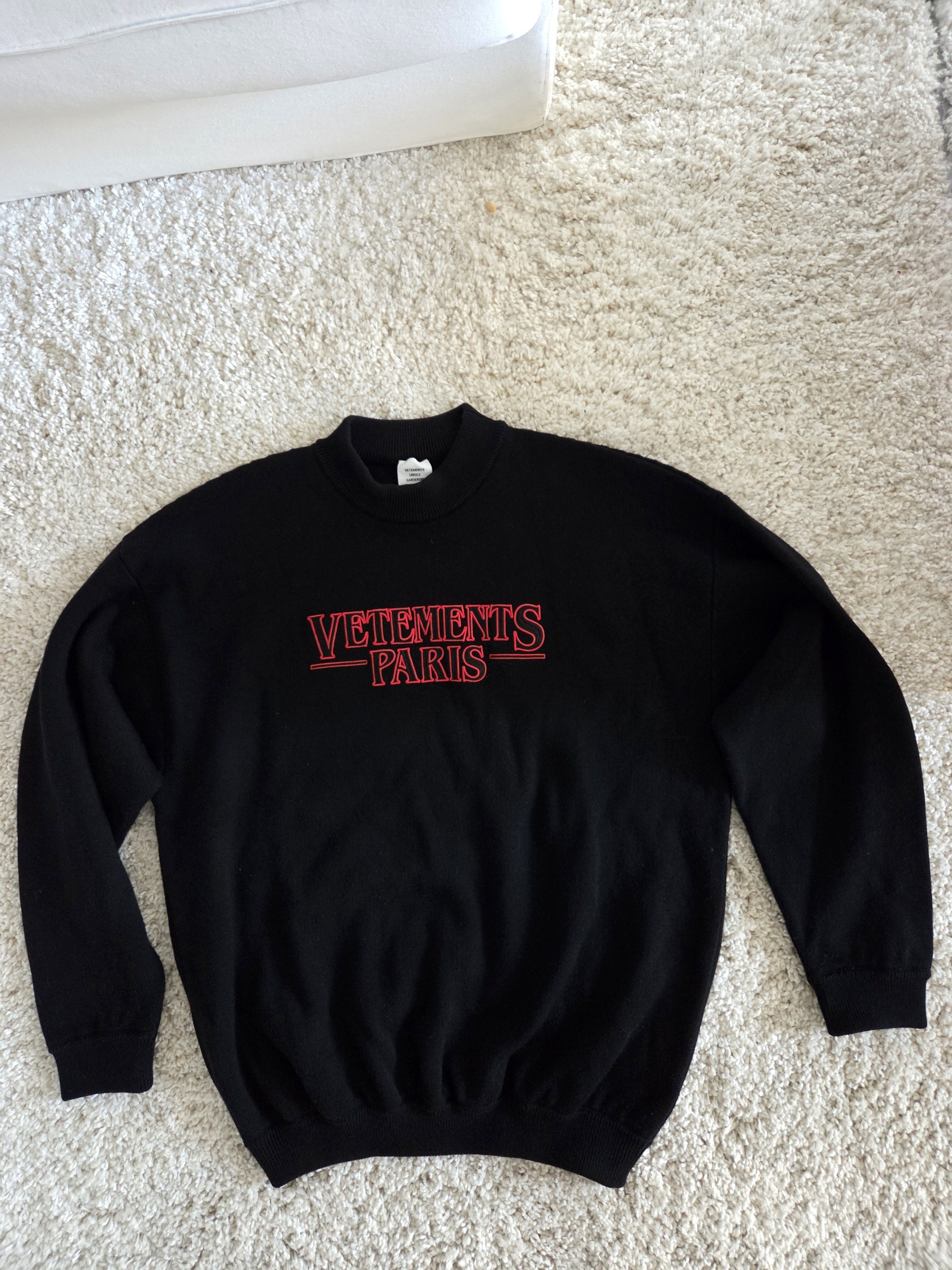 Vetements Vetements Pullover, Merinowolle, Black Size US L / EU 52-54 / 3 - 2 Thumbnail
