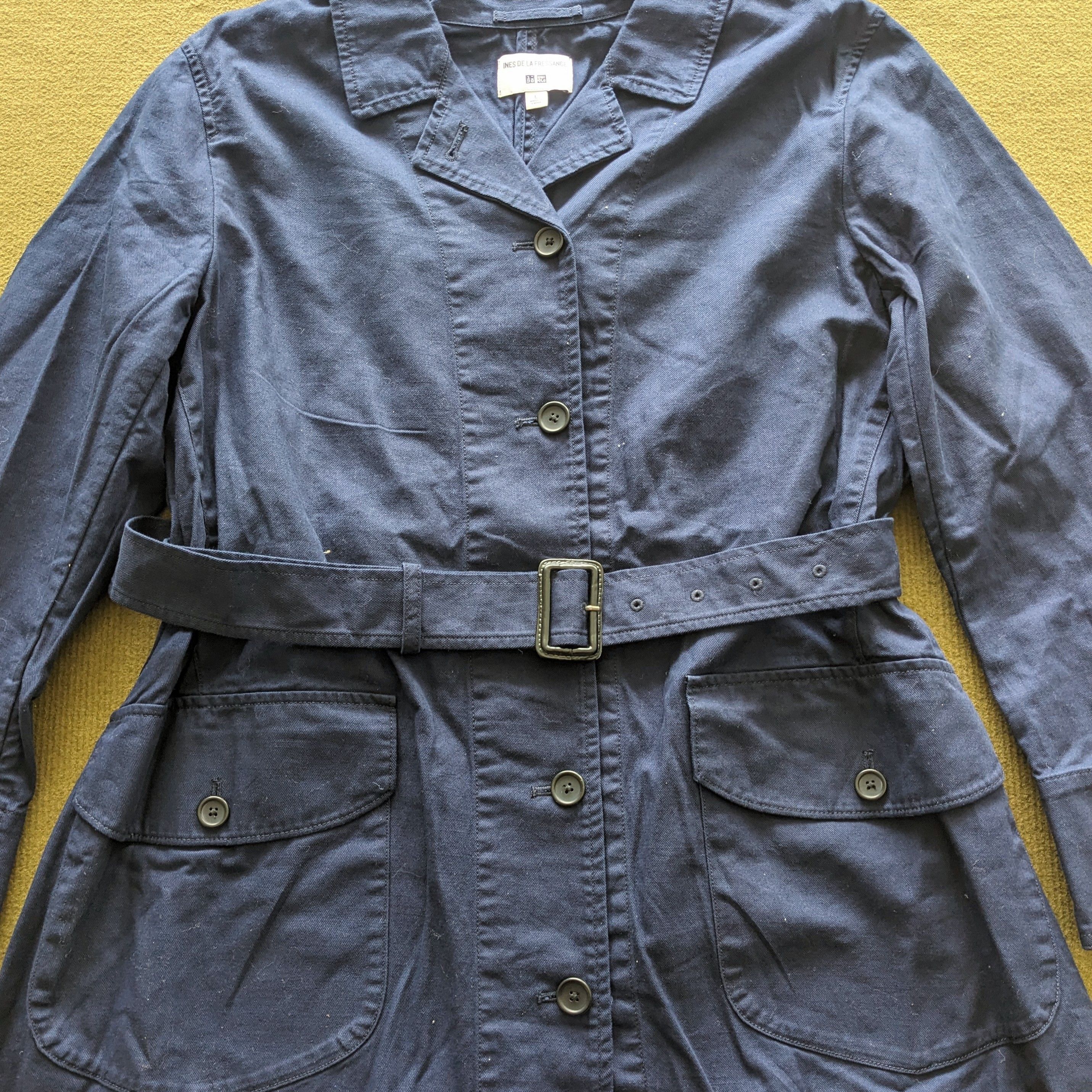Other Vintage INES DE LA FRESSANGE Uniqlo Trench Coat Size US L / EU 52-54 / 3 - 2 Thumbnail
