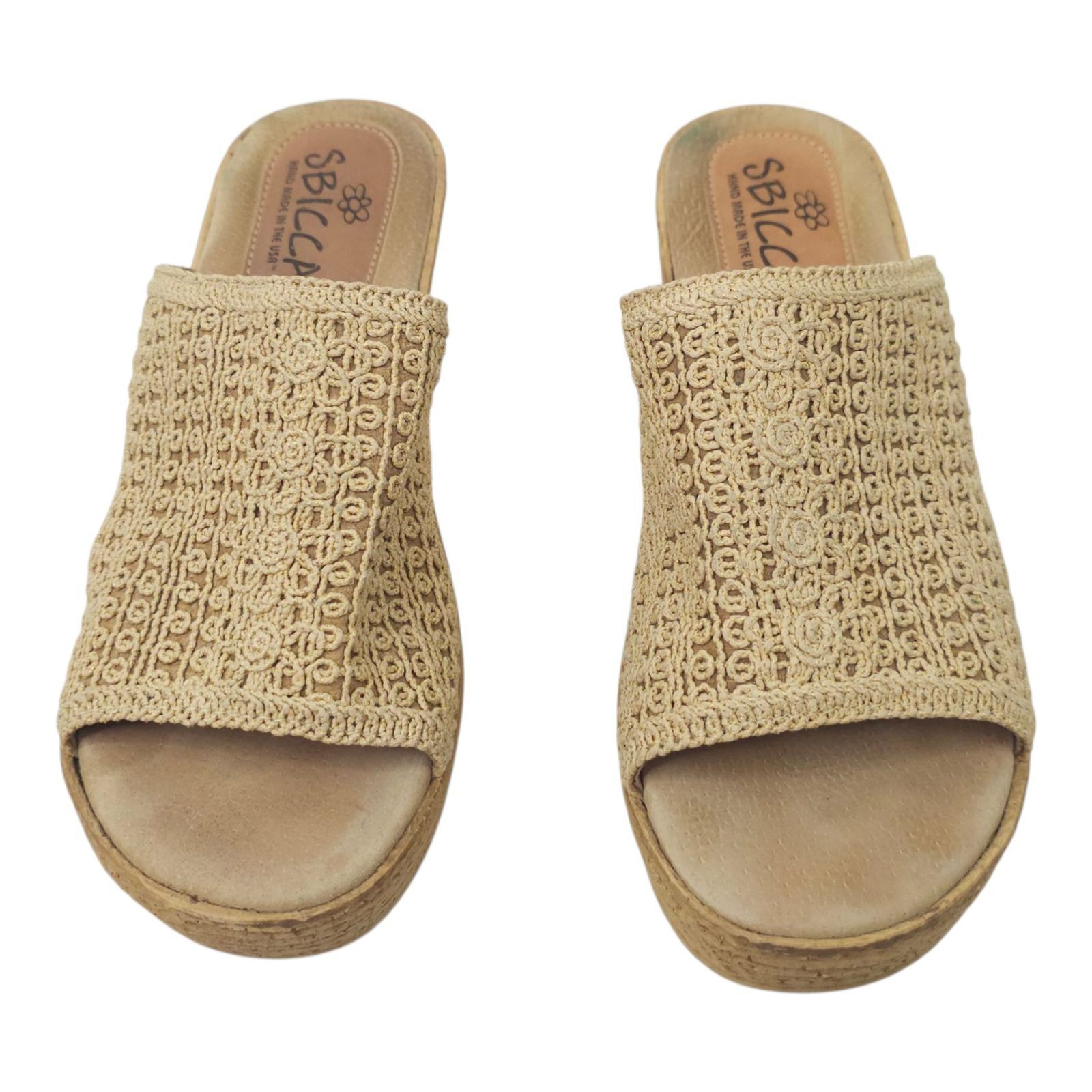 Other Sbicca Platform Wedge Slide Sandal 10 Espadrille Casual Slip Size US 10 / IT 40 - 5 Thumbnail
