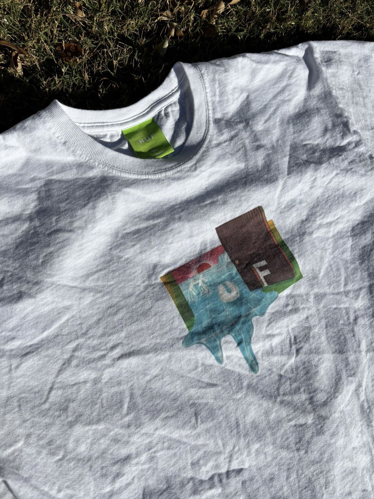 Huf Huf Door of Perception tee ‘white’ Size US XL / EU 56 / 4 - 2 Thumbnail