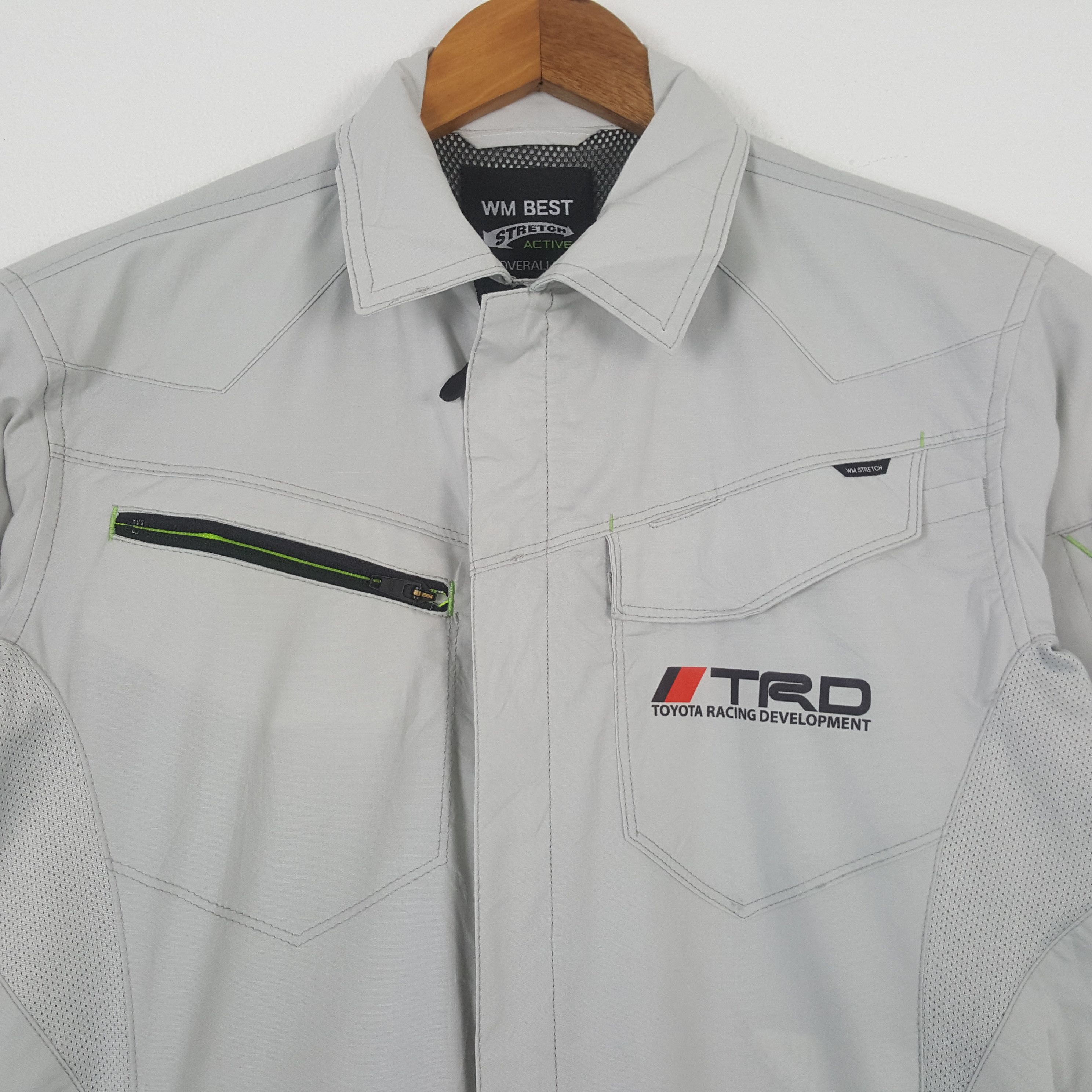 Japanese Brand × Vintage Vintage TRD TOYOTA RACING Team Japan Coverall Jacket C283N22 Size US M / EU 48-50 / 2 - 4 Thumbnail