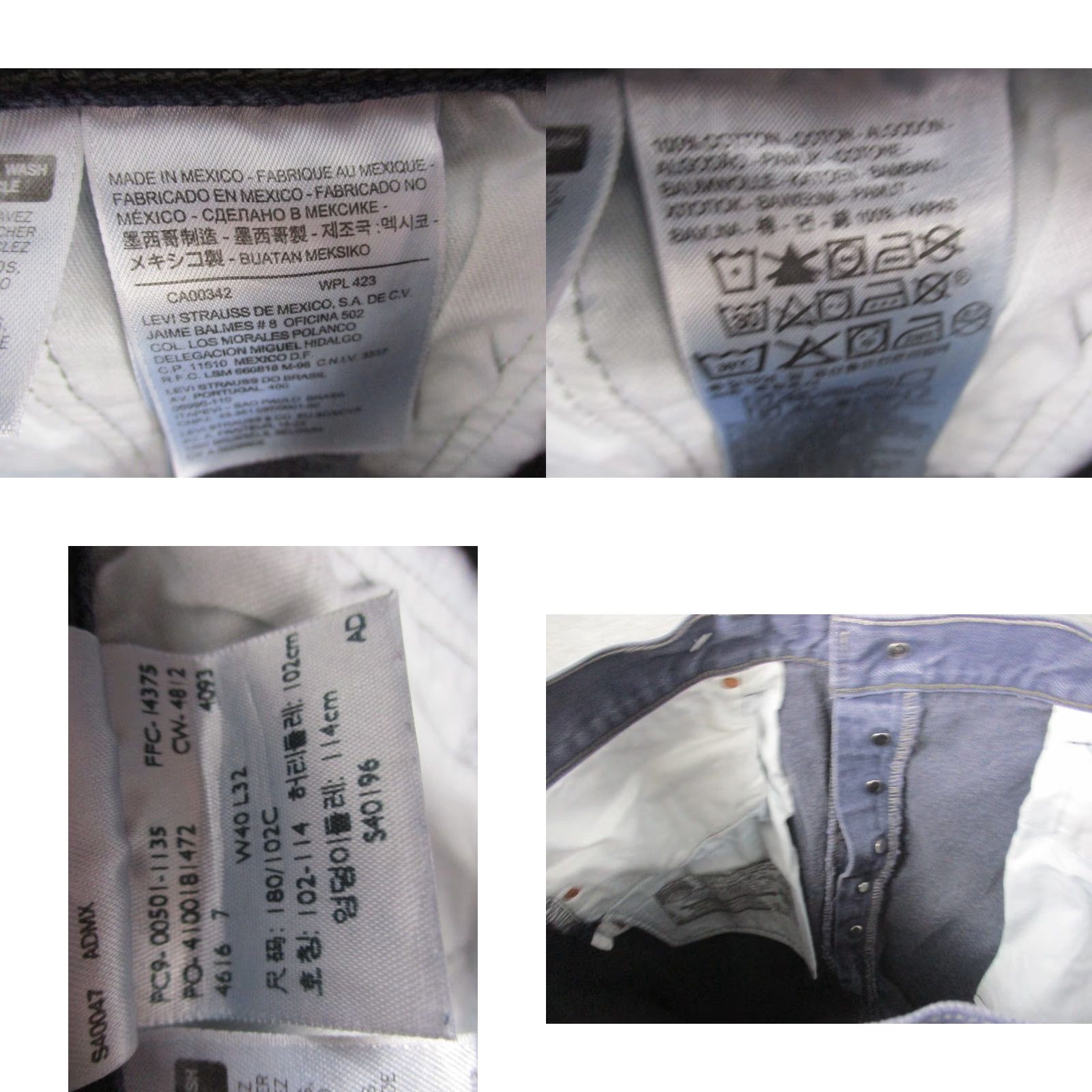 Levi's Levi's 501XX Jeans 36x30 Indigo Straight Relaxed Button Fly Denim | 501 Series American Mens Jeans Size US 36 / EU 52 - 8 Thumbnail