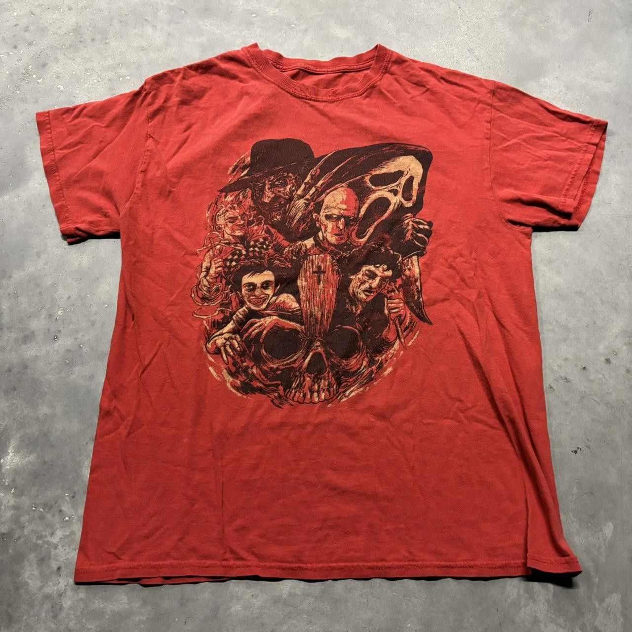 Japanese Brand × Vintage Crazy Vintage Y2K/2000s Grunge Halloween Horror Icons Graphic Tee! Size US S / EU 44-46 / 1 - 1 Thumbnail