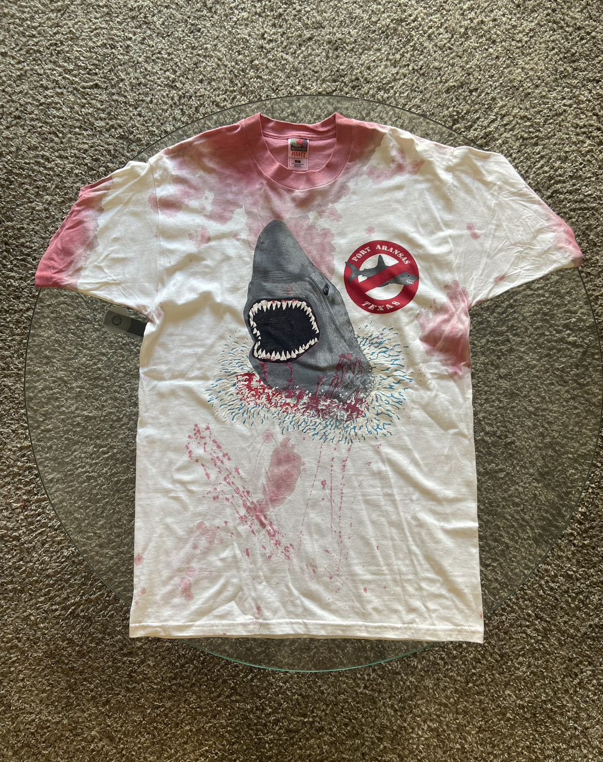 “Jaws” themed Port Aransas, Texas Vintage Tee