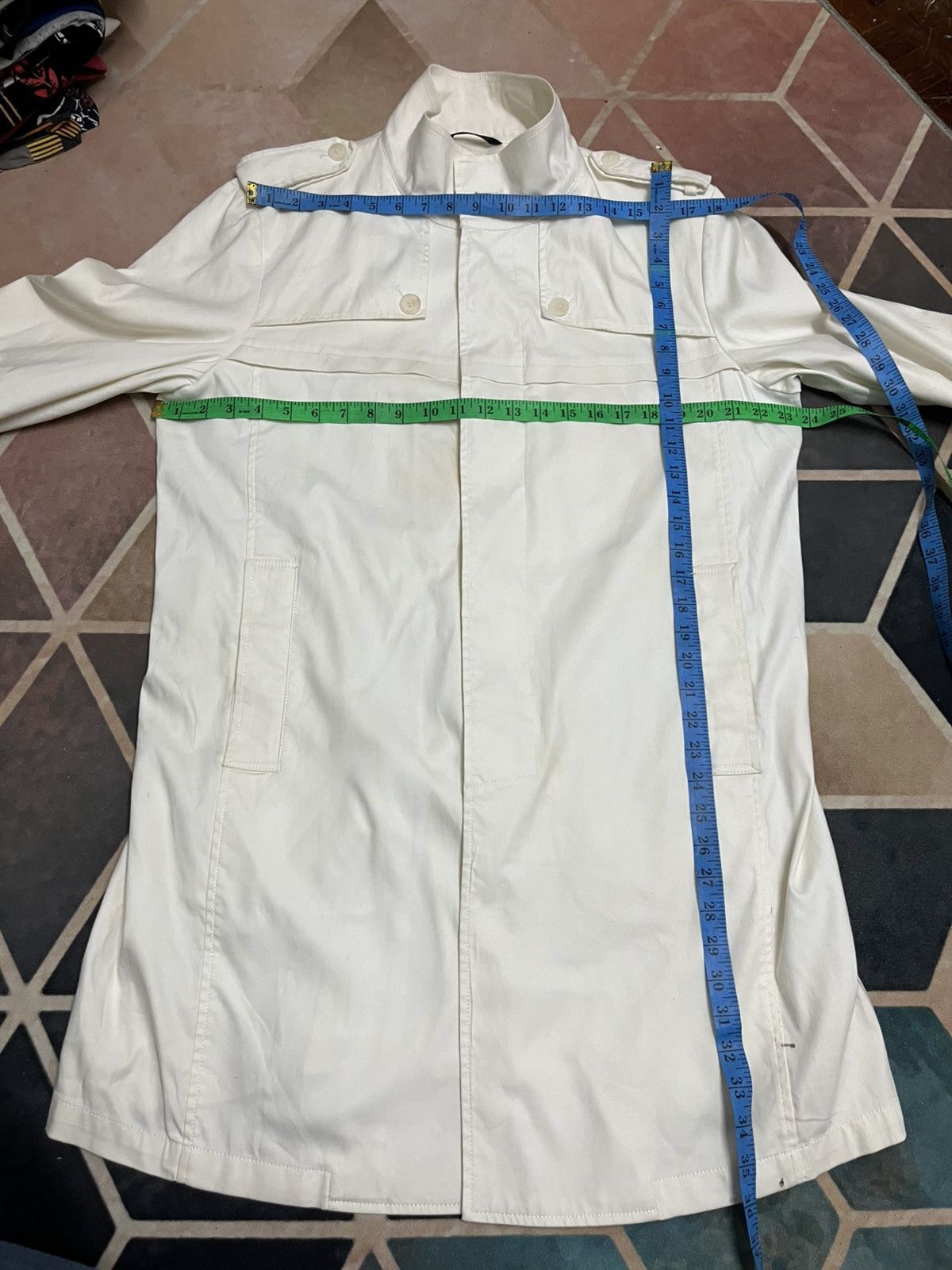 Yohji Yamamoto 💥Vintage 80s Yohji Yamamoto AAR Avant Garde Long Jackets Size US L / EU 52-54 / 3 - 13 Thumbnail