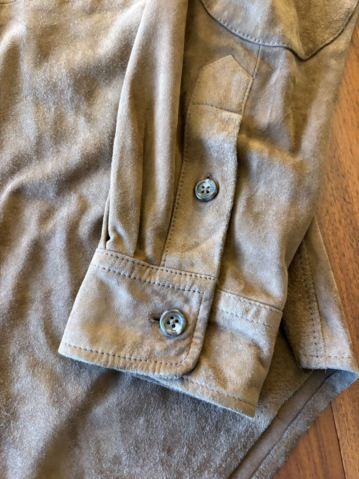 Polo Ralph Lauren POLO RALPH LAUREN SUEDE SHIRT SMALL Size US S / EU 44-46 / 1 - 2 Thumbnail