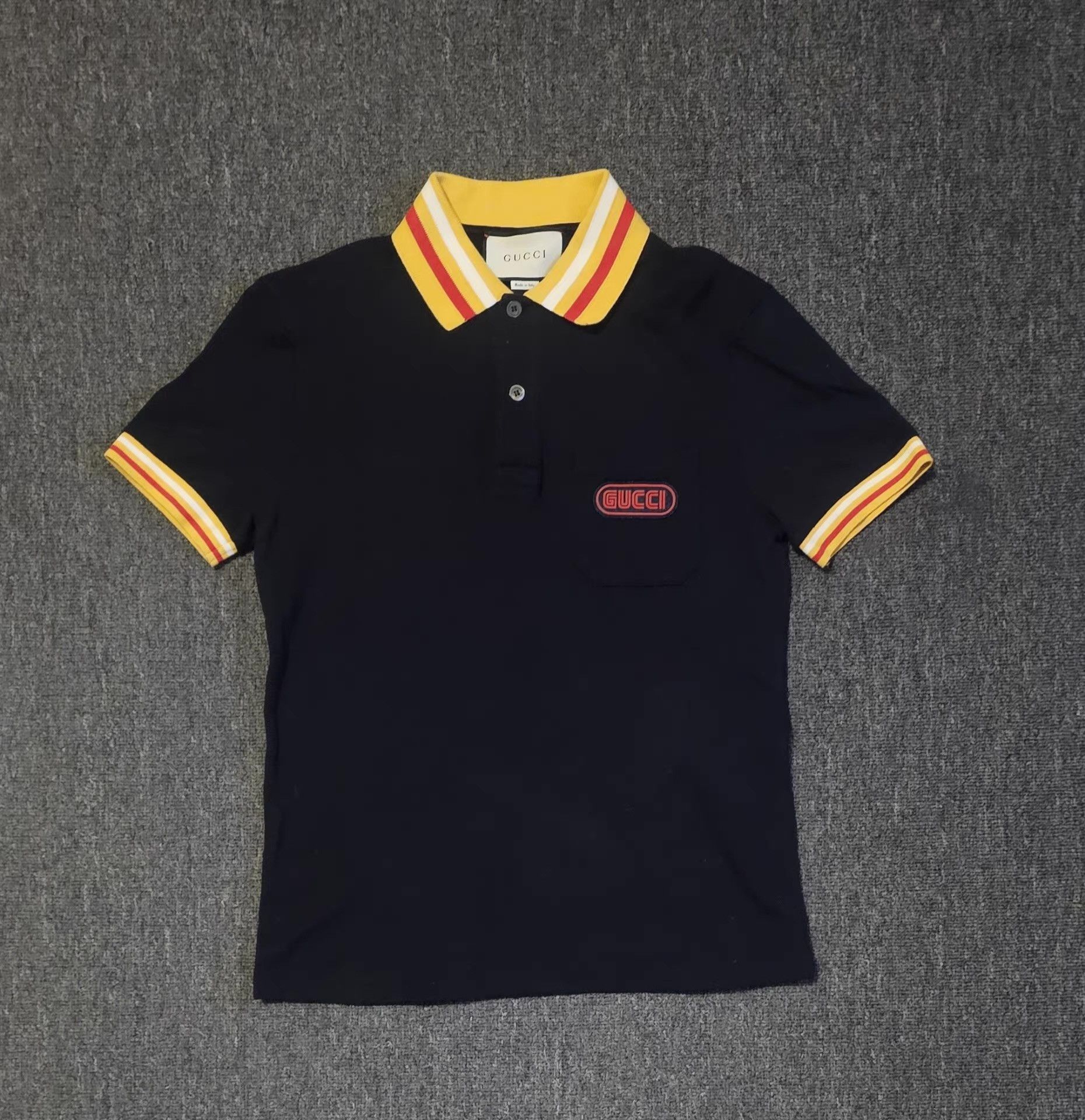 Gucci Gucci Black Polo Shirt Q4 Size US XS / EU 42 / 0 - 1 Thumbnail