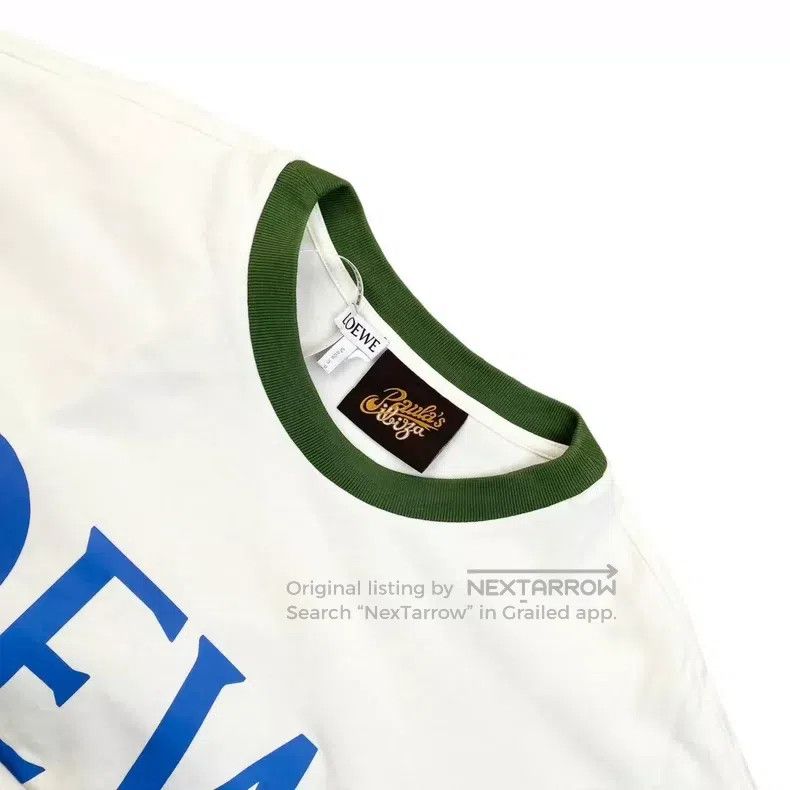 Loewe Loewe Cotton Letter Logo Embroidered Short Sleeve Size S / US 4 / IT 40 - 3 Thumbnail