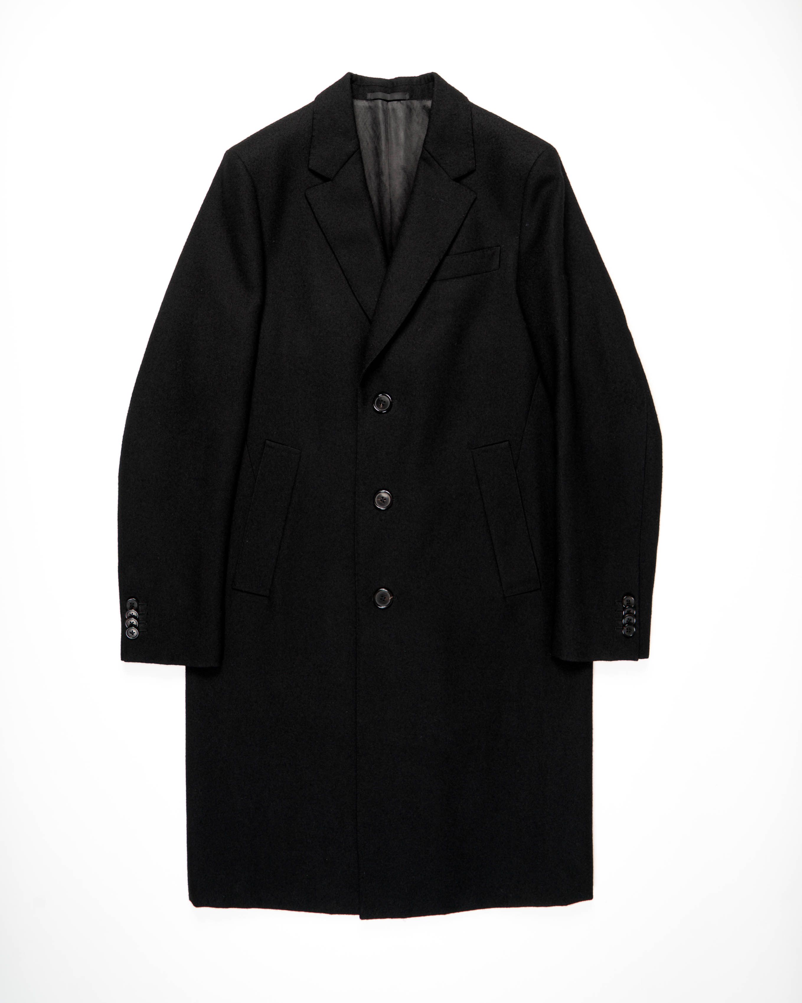Berluti FW17 Classic 3 Button Coat in Black Wool Size US M / EU 48-50 / 2 - 2 Thumbnail