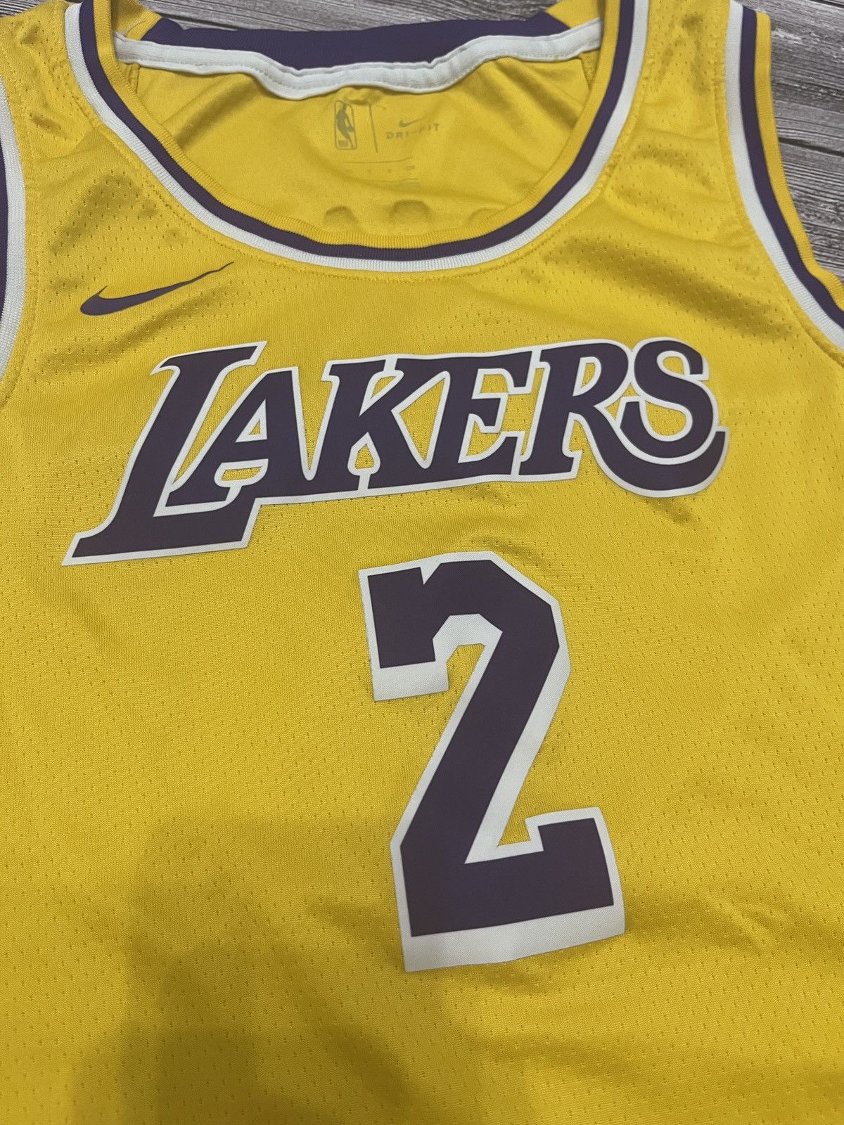 NBA × Nike × Vintage Vintage Lonzo Ball Los Angeles Lakers Jersey - Size S Size US S / EU 44-46 / 1 - 2 Thumbnail