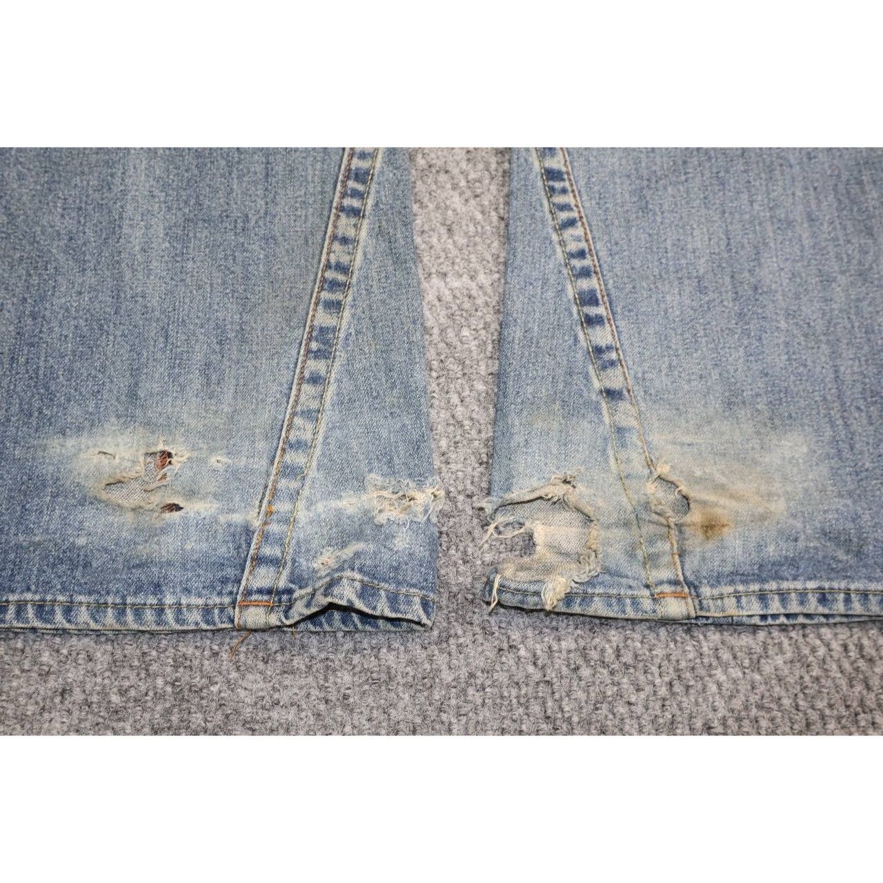 True Religion True Religion Joey Samurai Y2K Denim Jeans 36x34 Embroidered Size US 36 / EU 52 - 9 Thumbnail