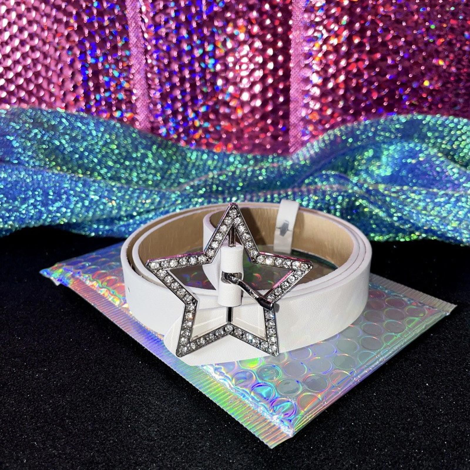 The Unbranded Brand Millennium Spicy Girl Y2K Star Belt Niche Size ONE SIZE - 6 Thumbnail