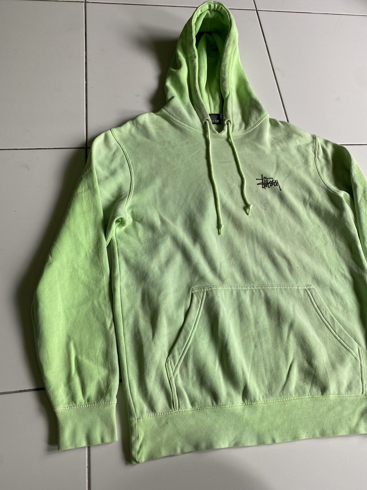 Stussy Stussy Faded Green Hoodies Size US S / EU 44-46 / 1 - 4 Thumbnail