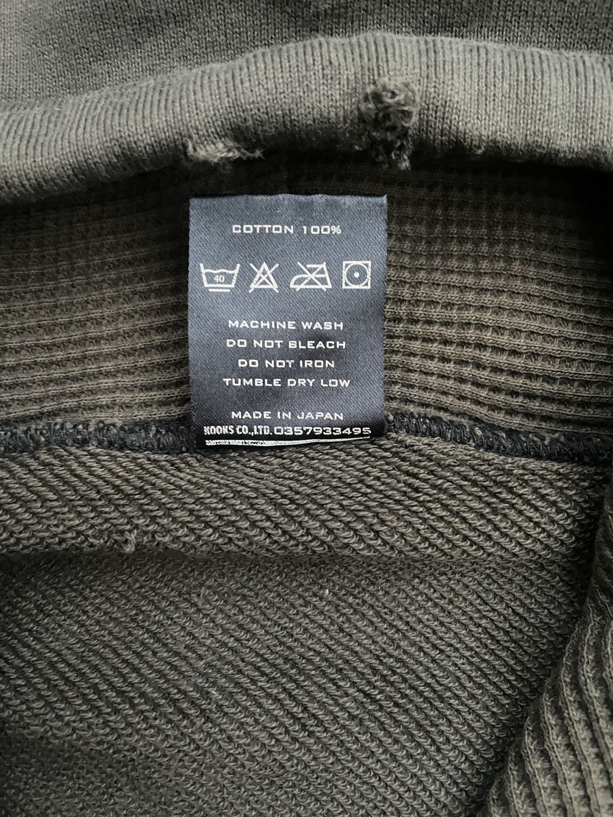 Number (N)ine SS05 “Nightcrawler” Distressed Zip Hoodie Size US M / EU 48-50 / 2 - 6 Thumbnail