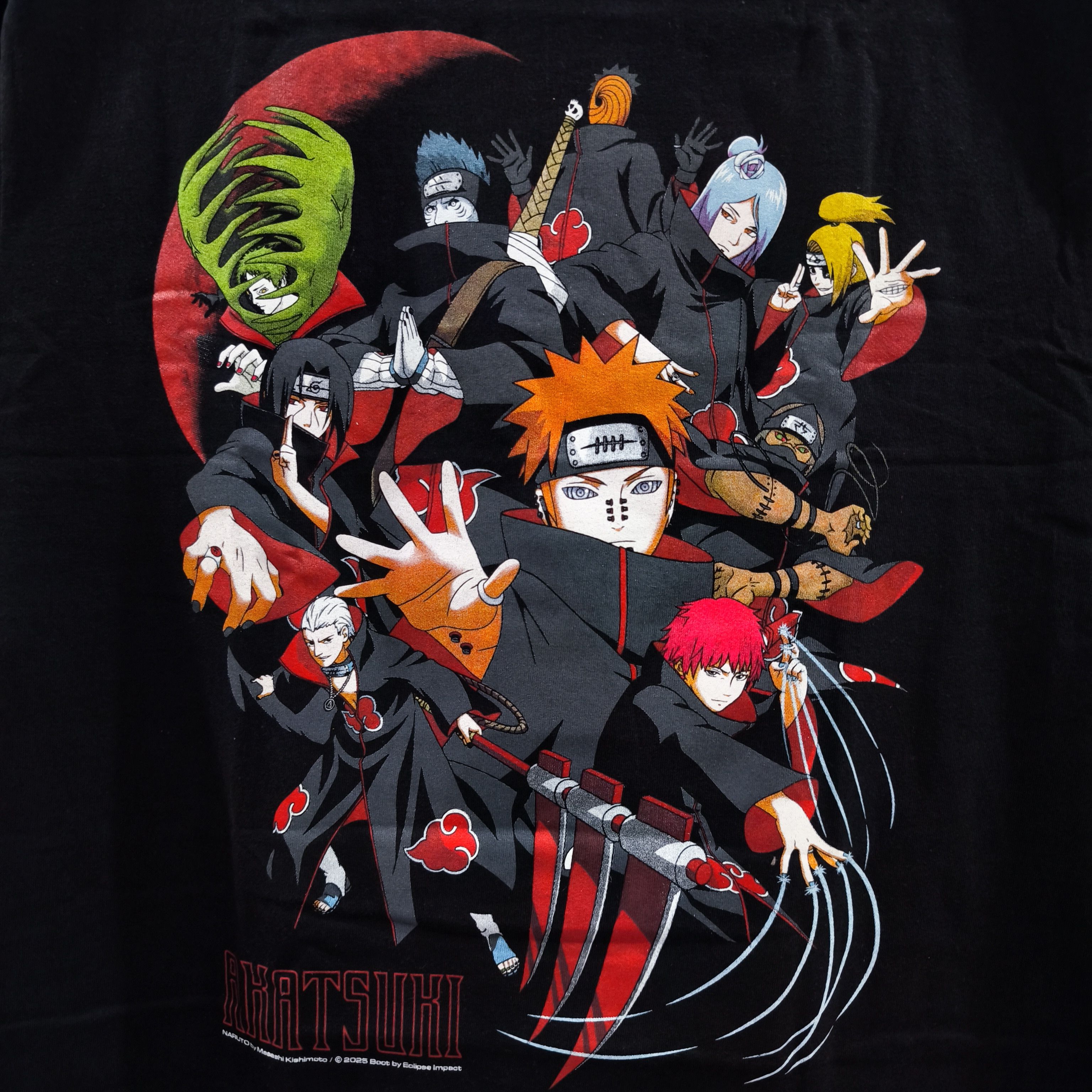 Anime Akatsuki Squad Naruto Shippuden T-shirt Size US XXL / EU 58 / 5 - 2 Thumbnail