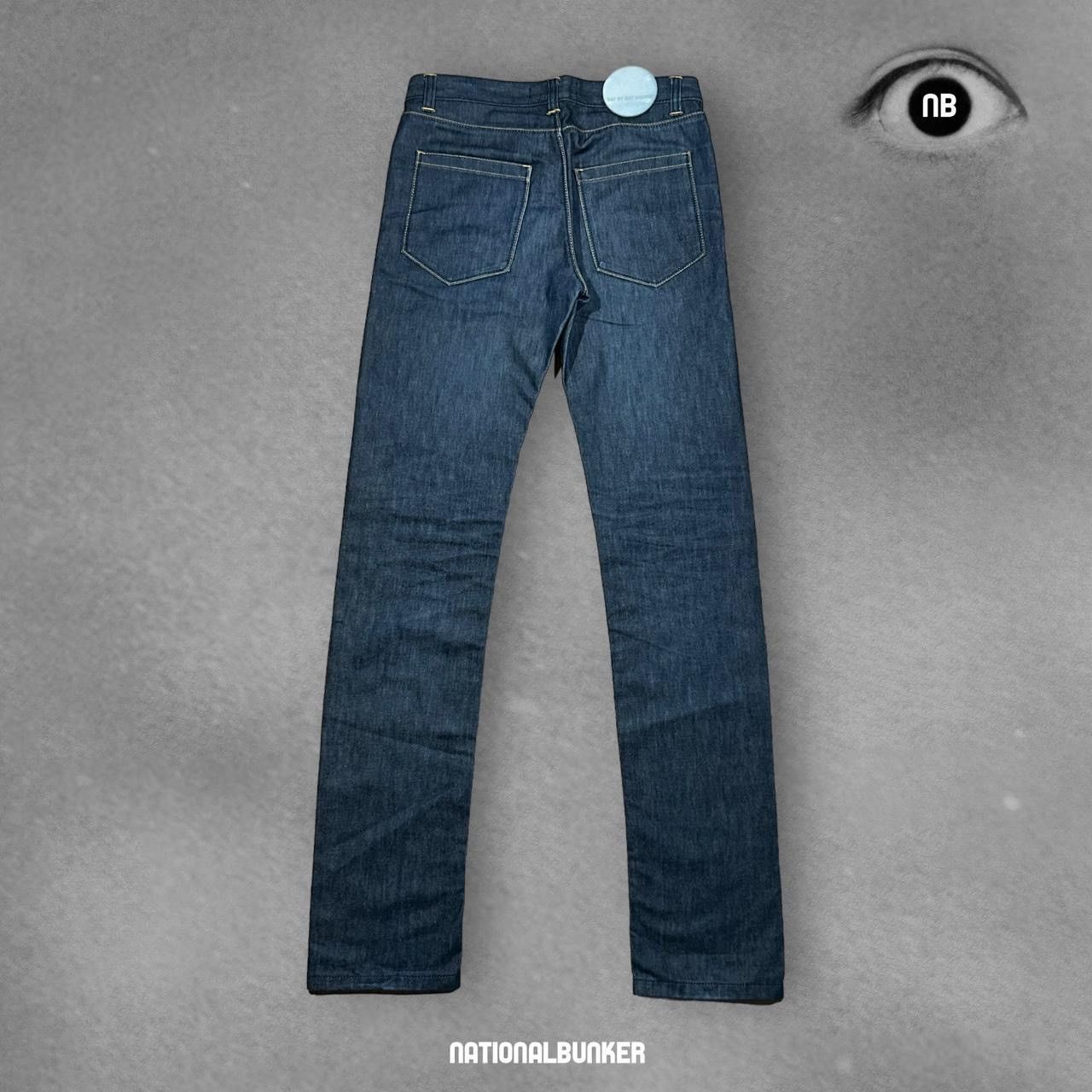 image of Raf By Raf Simons Raf Raf Simons Regular Denim Straight Jeans Blue/black, Men's (Size 30)