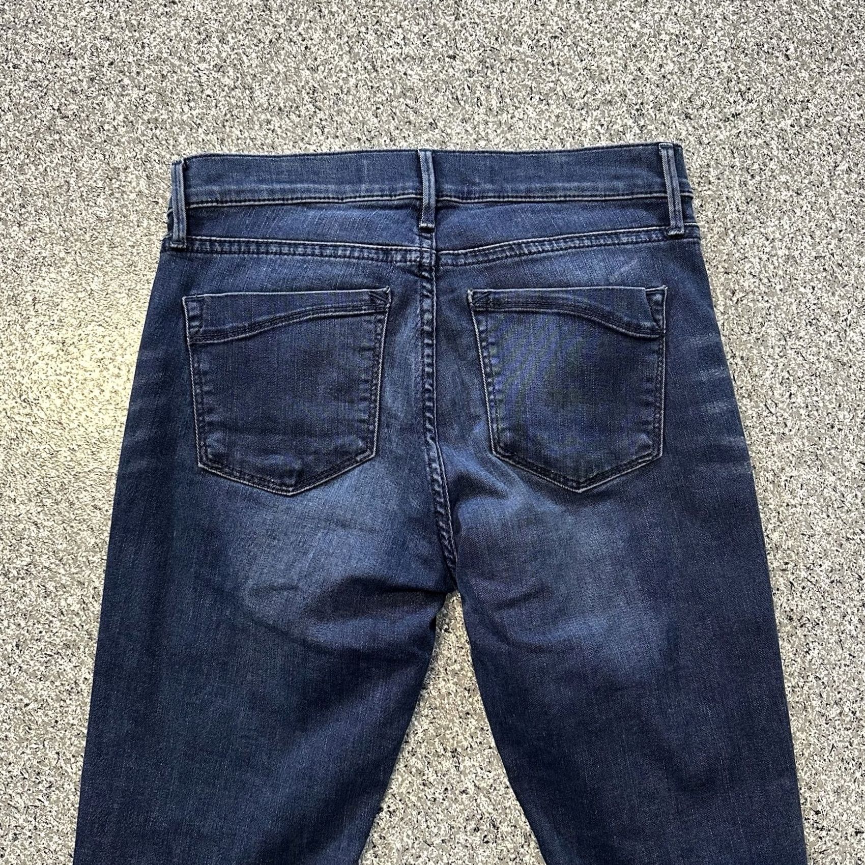 Express Express Womens Jeans 8 Mid Rise Denim Jeggings Stretch Pockets Blue 29x30 Size 29" - 5 Thumbnail