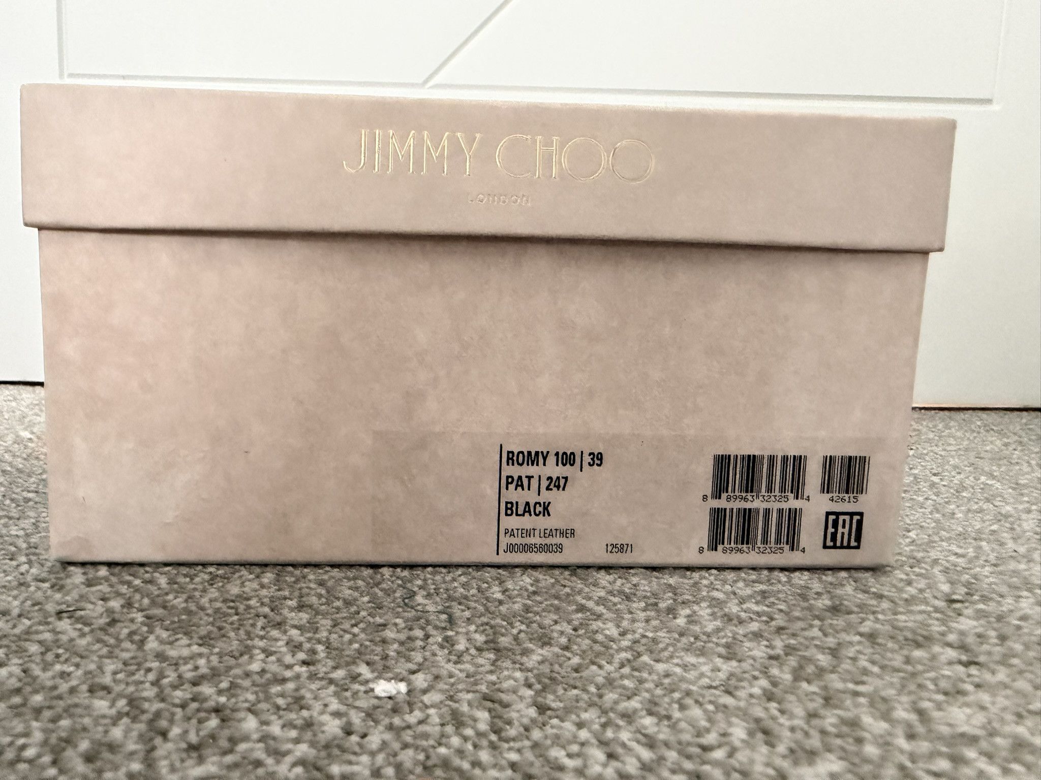 Jimmy Choo Jimmy Choo Romy 100 Black 39 EU Size US 9 / IT 39 - 7 Thumbnail
