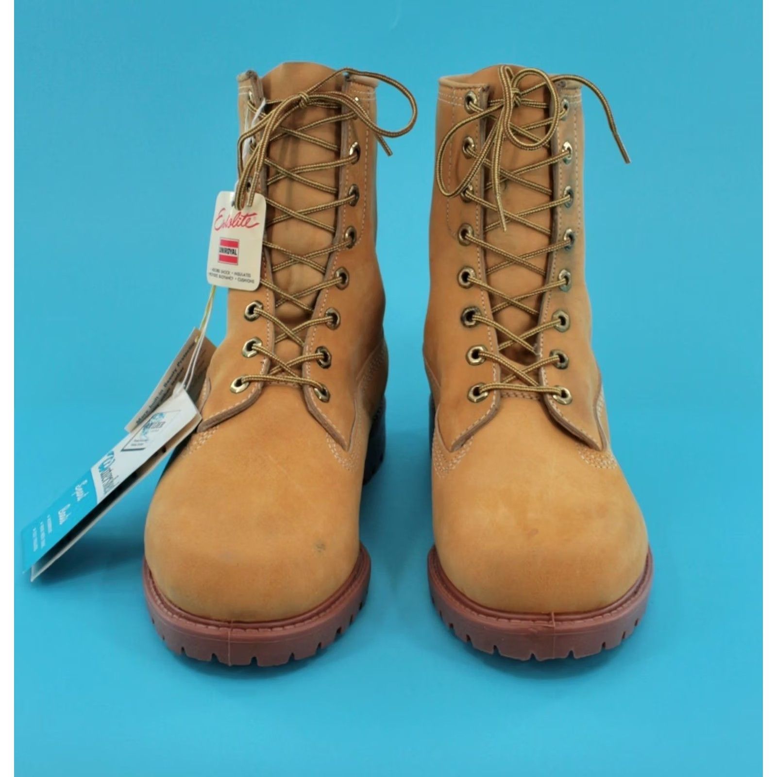 Vintage Watershed Boots Men's VTG 1970s Leather Boots Size 10.5 Brown Tan 70s Vintage Condition Good Size US 11 / EU 44 - 2 Thumbnail
