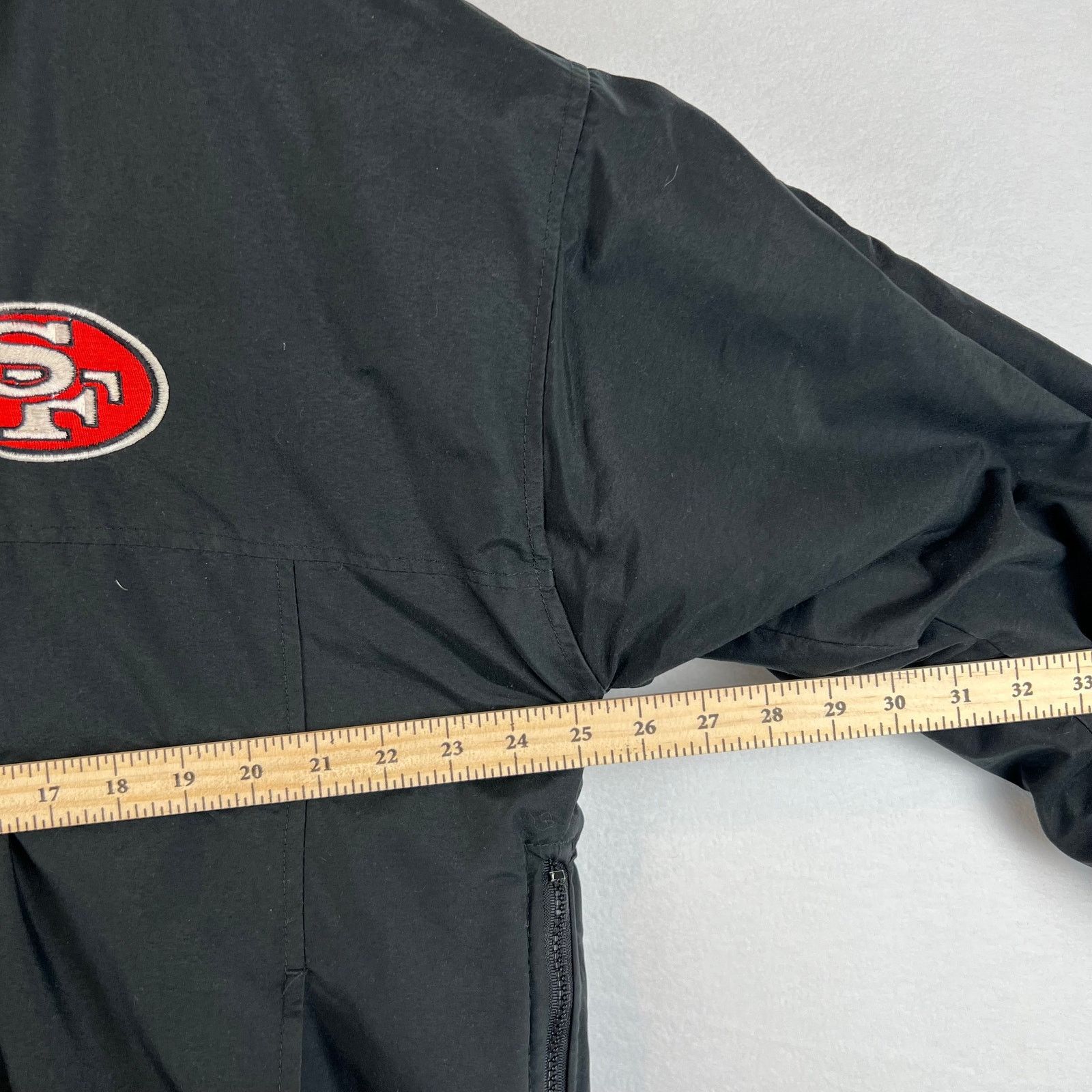 Starter VTG Starter San Francisco 49ers Hooded Jacket Size L Rare 90 Size US L / EU 52-54 / 3 - 9 Thumbnail