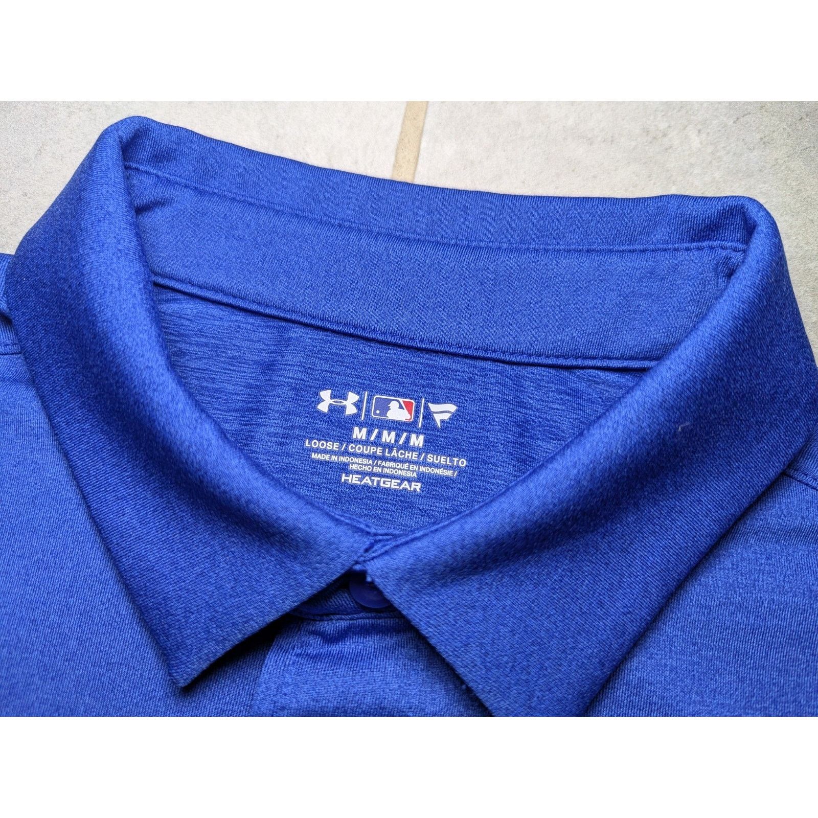 Under Armour Under Armour Men's Medium LA Dodgers Blue Golf Polo Shirt Size US M / EU 48-50 / 2 - 3 Thumbnail