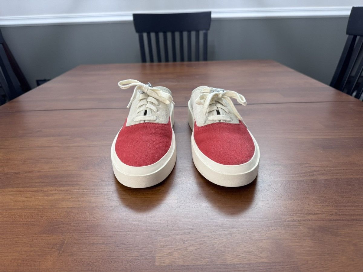 Fear of God Fear of God Sixth Collection Backless 101 Sneaker Bone/Red Size US 12 / EU 45 - 2 Thumbnail