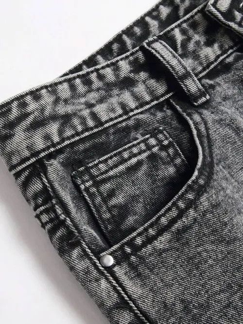 Jean Distressed EDGE jeans ripped Y2K pants Size US 32 / EU 48 - 3 Thumbnail