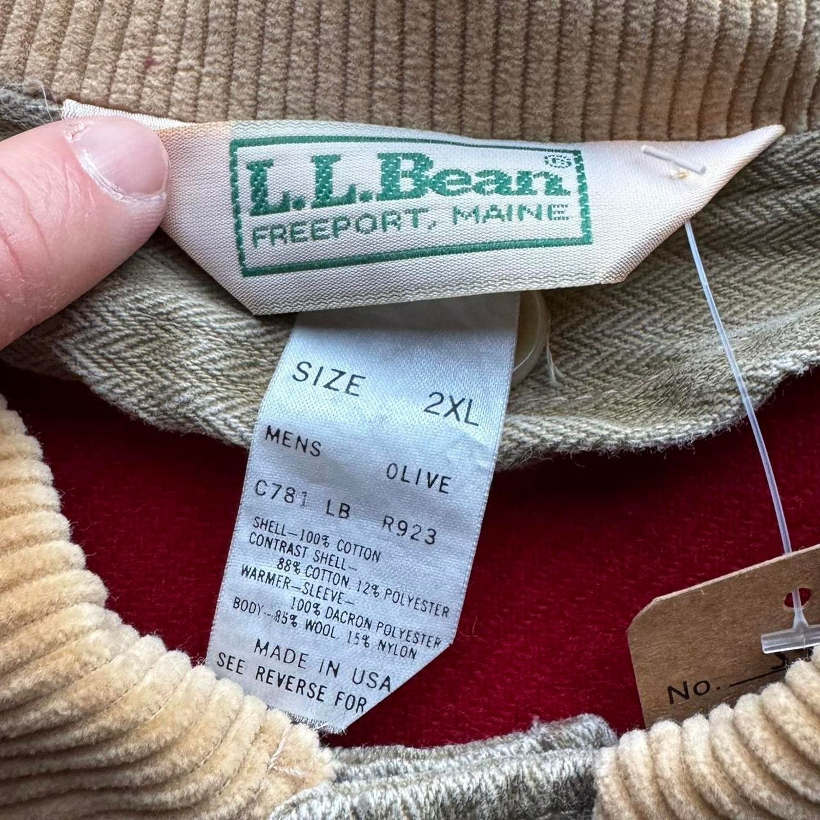 L.L. Bean 80s 90s HBT Style L.L.Bean Barn Chore Coat Size US XL / EU 56 / 4 - 4 Thumbnail