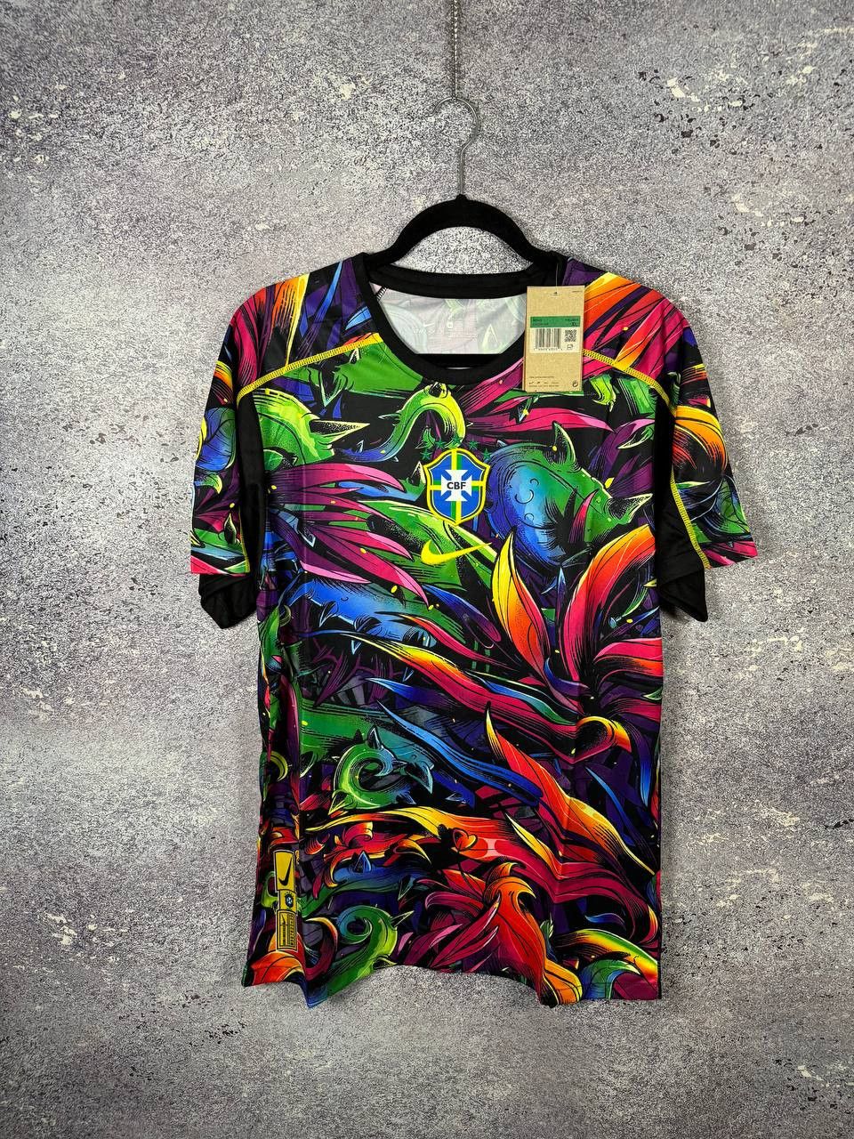 Other Brazil ALL OVER PRINT Fan Soccer Jersey 2024 Blokcore Size US XL / EU 56 / 4 - 1 Thumbnail