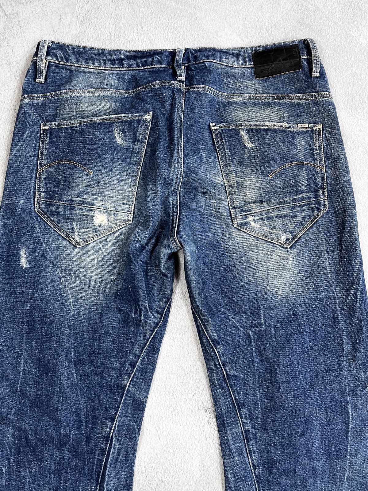 G-Star × Vintage Vintage Y2K G-star RAW 3D Low faded denim jeans size 27 Size 27" / US 4 / IT 40 - 2 Thumbnail
