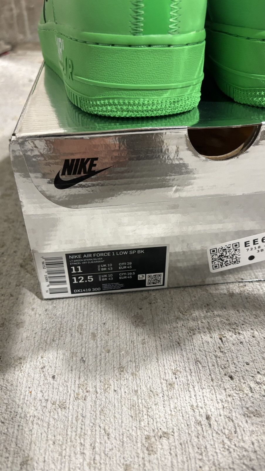 Nike × Off-White Nike Off White Brooklyn Air Force 1 Size US 11 / EU 44 - 17 Thumbnail