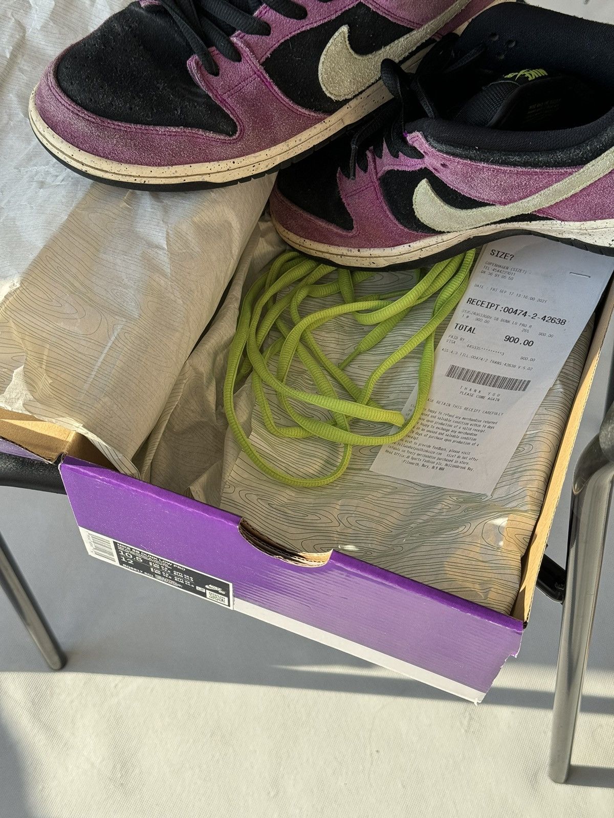 Nike × Nike ACG Nike Sb Dunk ACG Terra Purple Black Size US 10.5 / EU 43-44 - 12 Thumbnail