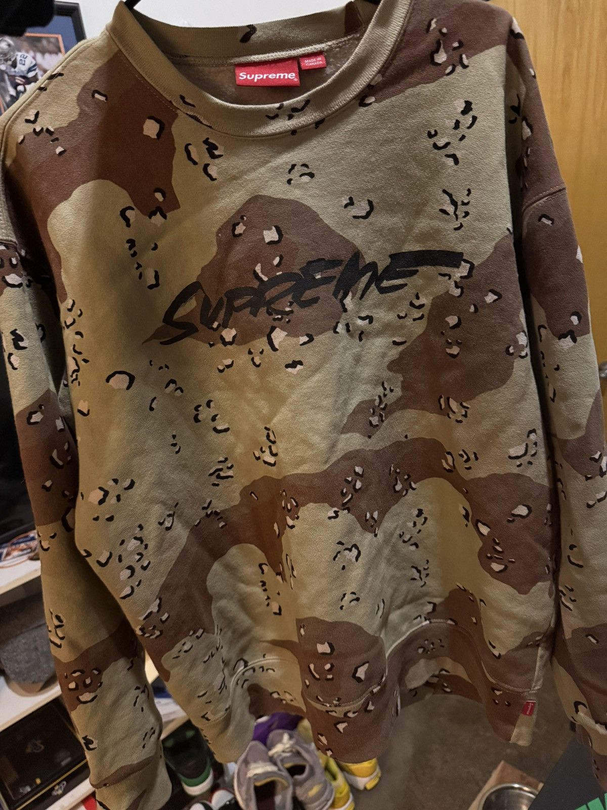 Supreme Supreme Camo Crewneck Size US L / EU 52-54 / 3 - 2 Thumbnail