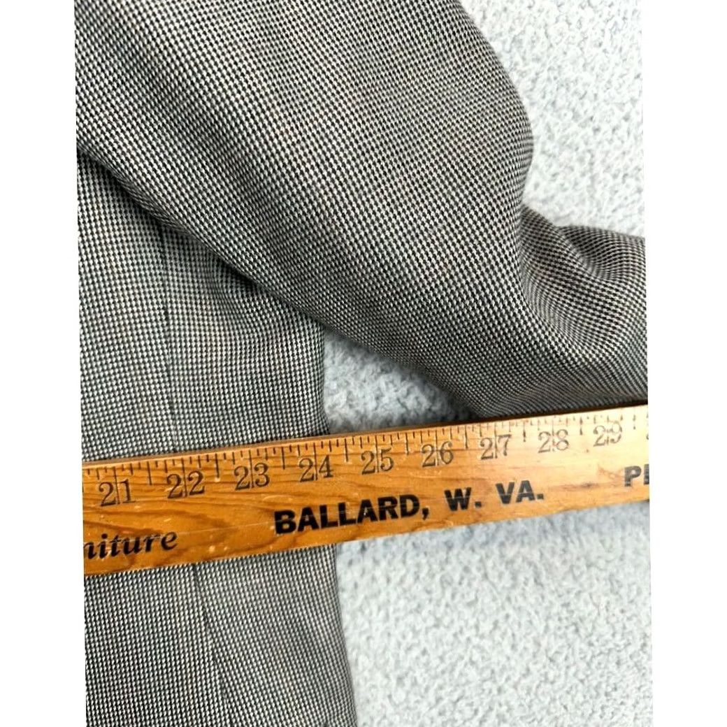 Ralph Lauren Lauren Ralph Lauren Blazer Mens 48L Grey Nailshead Tuxedo 2-Button Sport Coat Size 48R - 7 Thumbnail