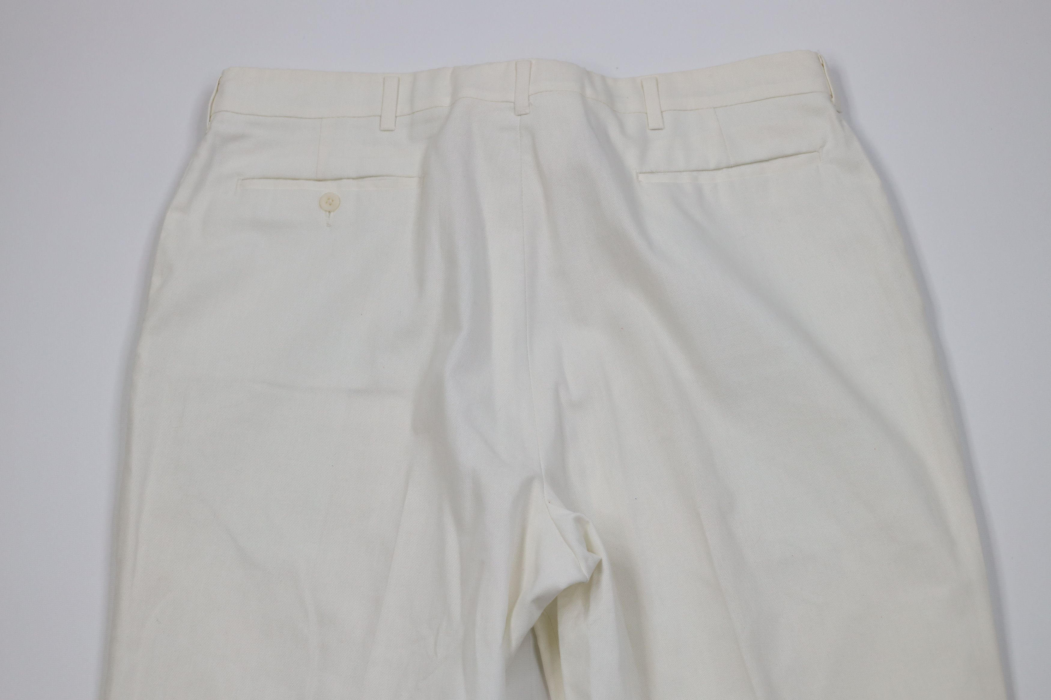Vintage Vintage 70s Streetwear Knit Flared Wide Leg Pants White Size US 38 / EU 54 - 14 Thumbnail