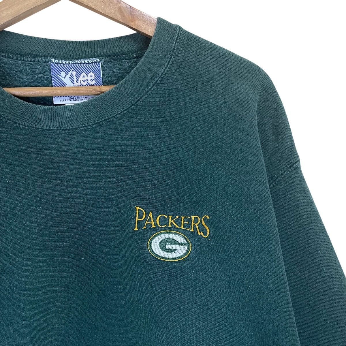 NFL × Vintage Vintage 90s NFL Green Bay Packers Small Logo Sweatshirt Size US XL / EU 56 / 4 - 5 Thumbnail