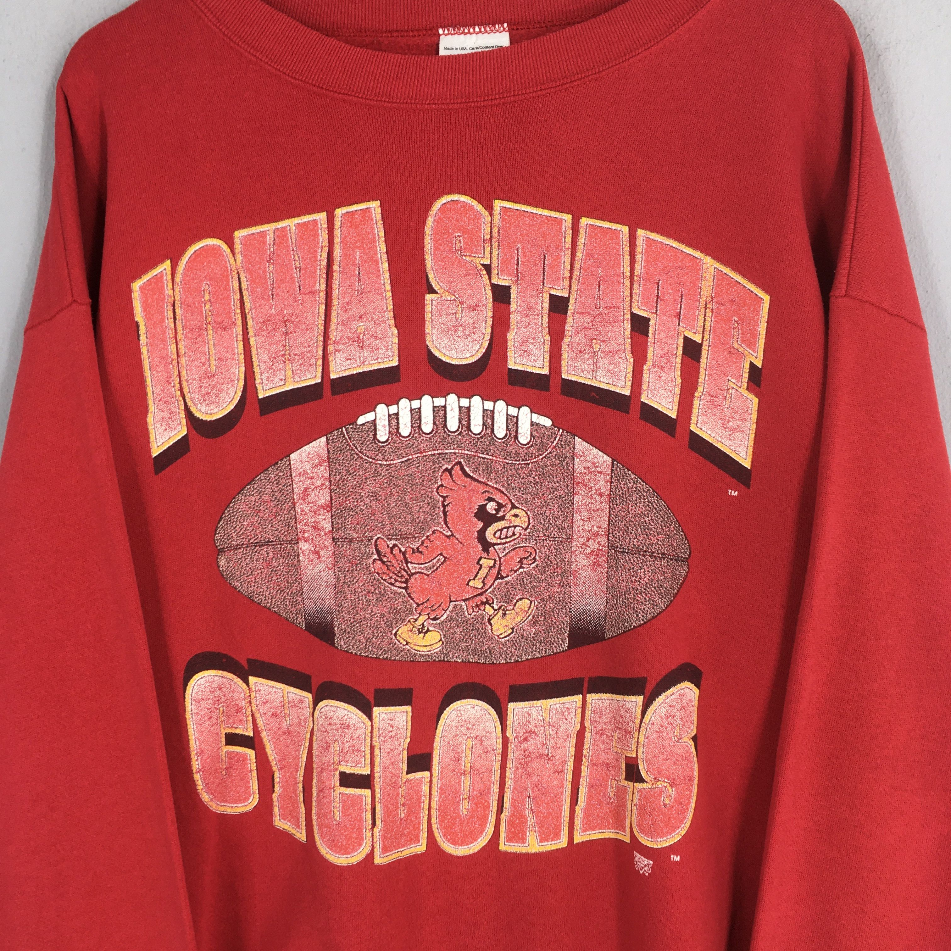 NCAA × Vintage Vintage Iowa State Cyclones NCAA Sweatshirt 2XLarge Size US XXL / EU 58 / 5 - 2 Thumbnail