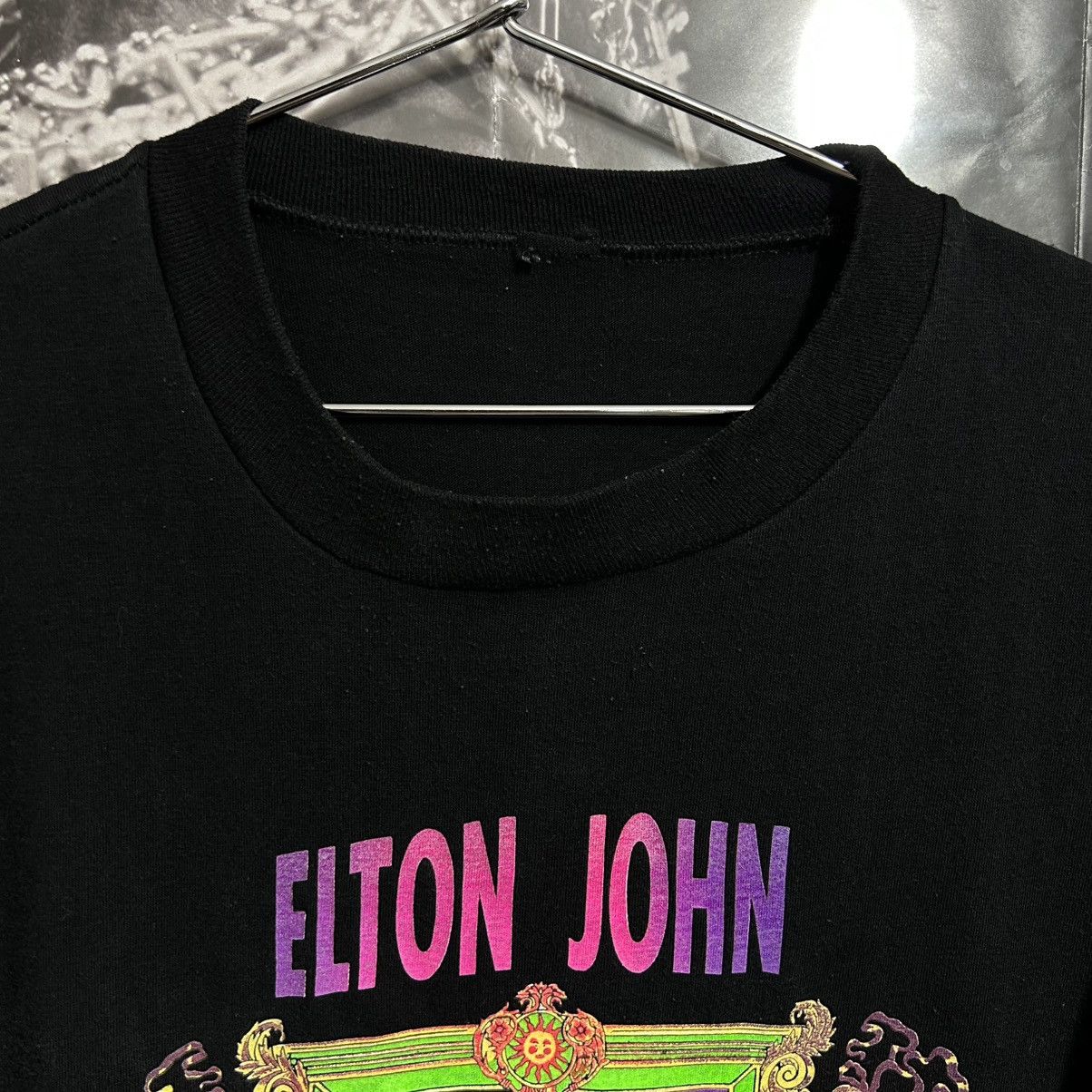 Band Tees × Vintage ELTON JOHN VINTAGE SHIRT 1992 MEXICO TOUR Size US L / EU 52-54 / 3 - 3 Thumbnail