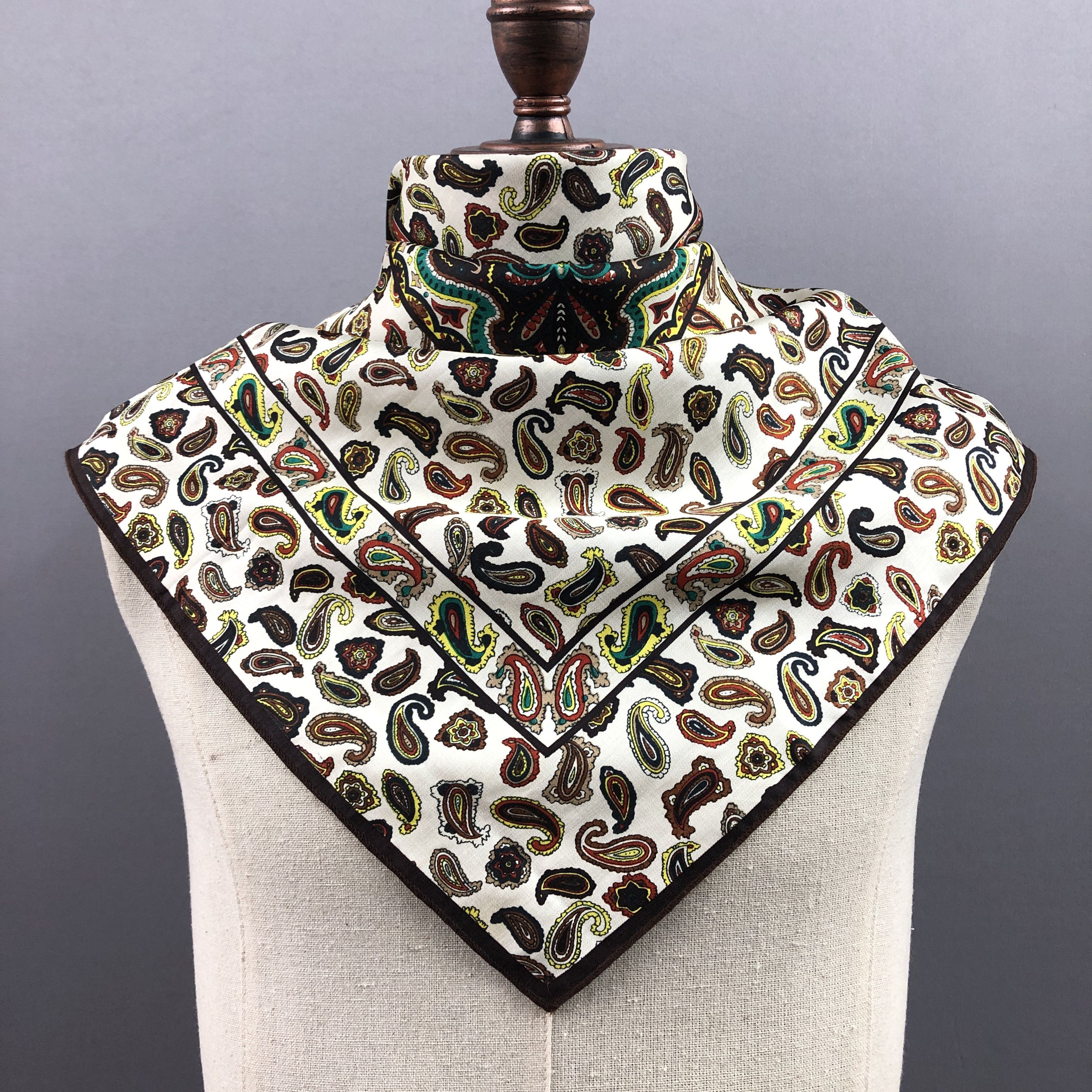Other Vintage SILK Scarf Twill Stole Wraps Scarves Size ONE SIZE - 2 Thumbnail