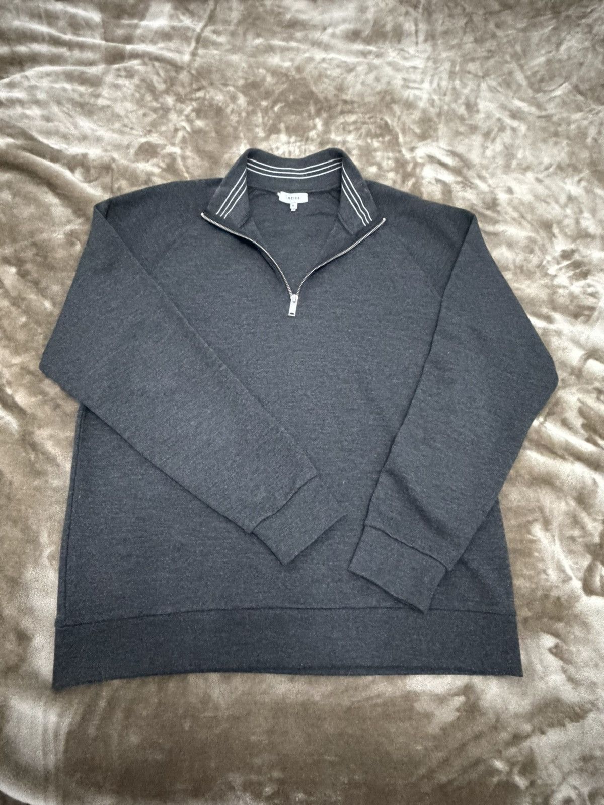 Reiss Reiss Quarter Zip Sweatshirt Size US XL / EU 56 / 4 - 1 Thumbnail