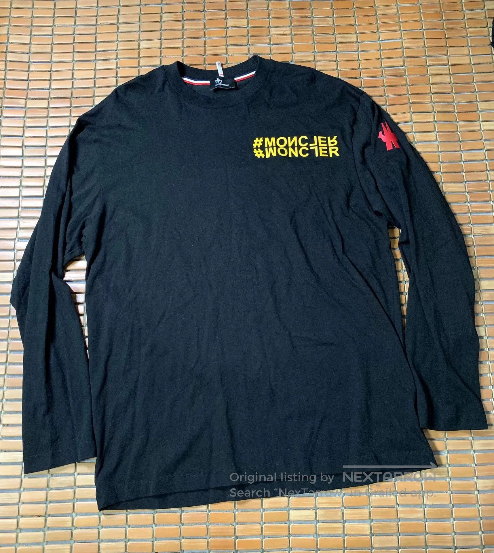 Moncler Moncler Logo Print Sweatshirt XL. Size US XL / EU 56 / 4 - 2 Thumbnail