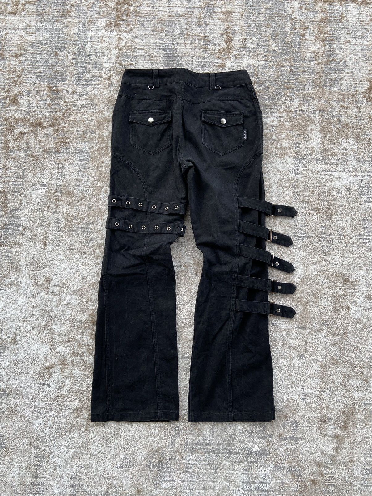 Japanese Brand × Seditionaries Japanese Deorart Gothic Punk Bondage Flared Pants Size US 29 - 5 Thumbnail