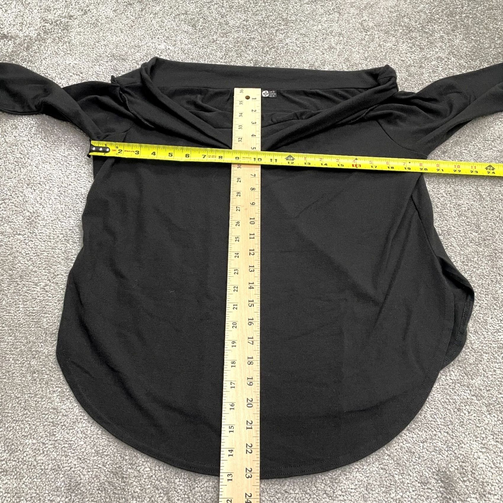 Boohoo Boohoo Off Shoulder Sweater Womens 18 Black Long Sleeve Midweight Stretch Casual Knit Pullover Boat Neck Crewneck Size XXL / US 16-18 / IT 52-54 - 5 Thumbnail