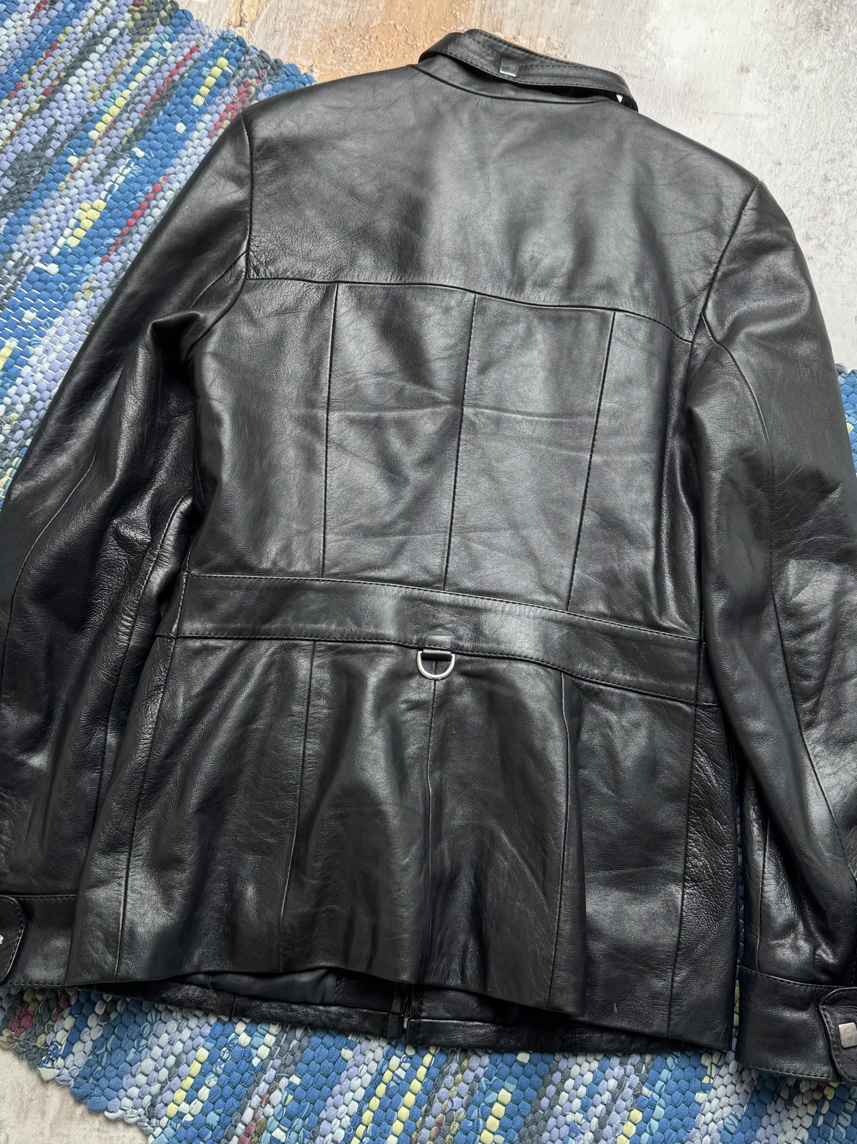 Vintage Vintage Real Leather Moto Jacket Zip Up Utility Biker Coat Size S / US 4 / IT 40 - 9 Thumbnail