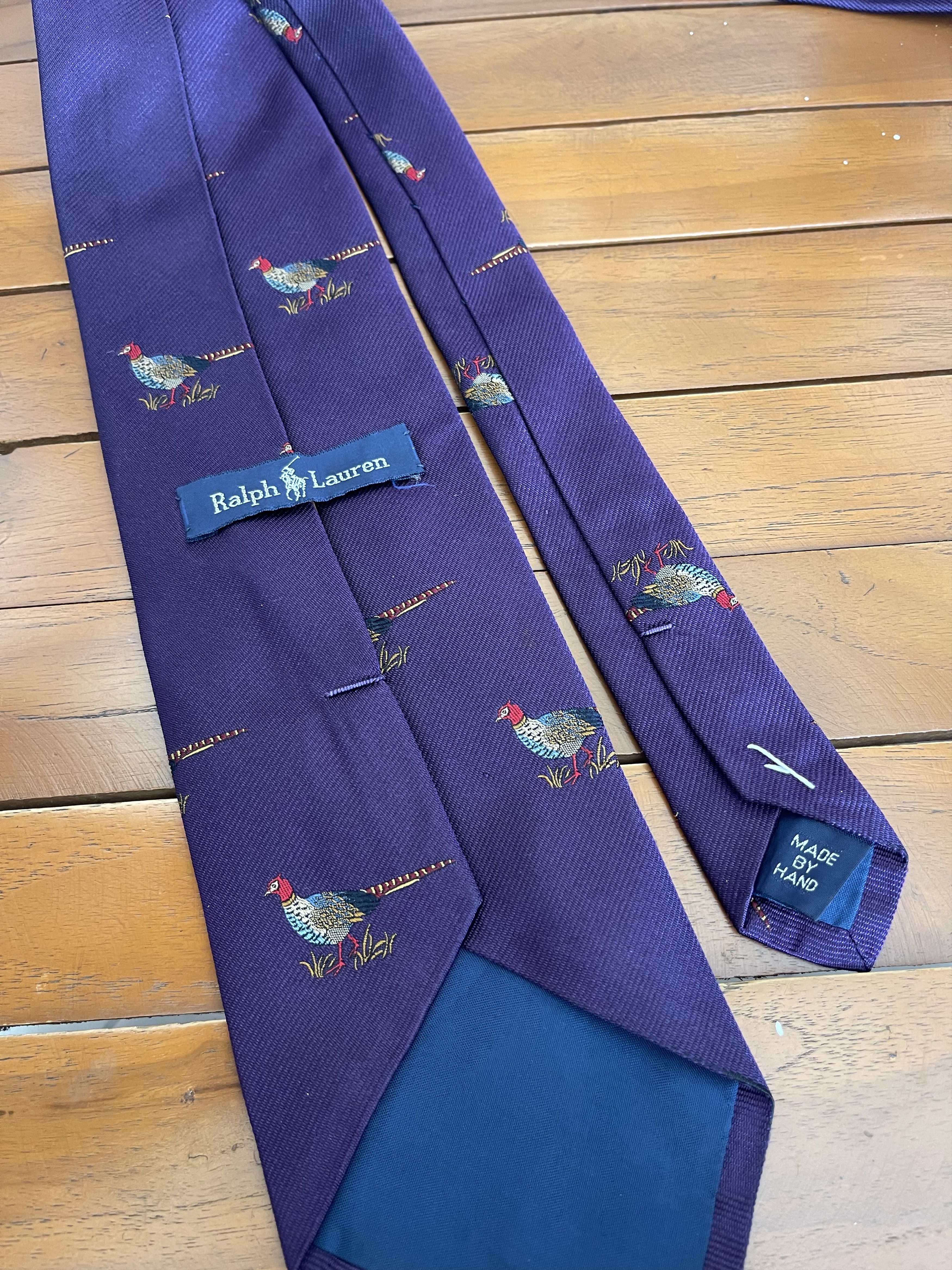Ralph Lauren Ralph Lauren Repeated Pigeons Purple Luxury Size ONE SIZE - 3 Thumbnail