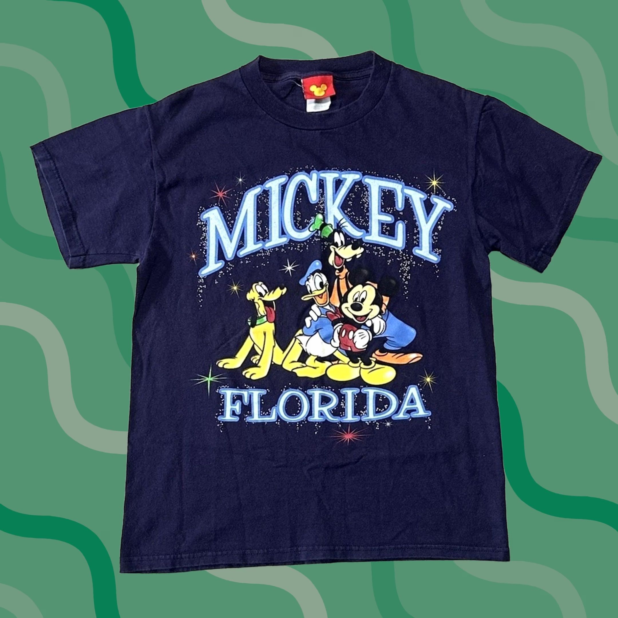 Disney VINTAGE Mickey Mouse Florida Shirt Disney 90s Navy S Men Short Sleeve Crew Neck Cotton Jerry Leigh XS? Size US S / EU 44-46 / 1 - 1 Thumbnail